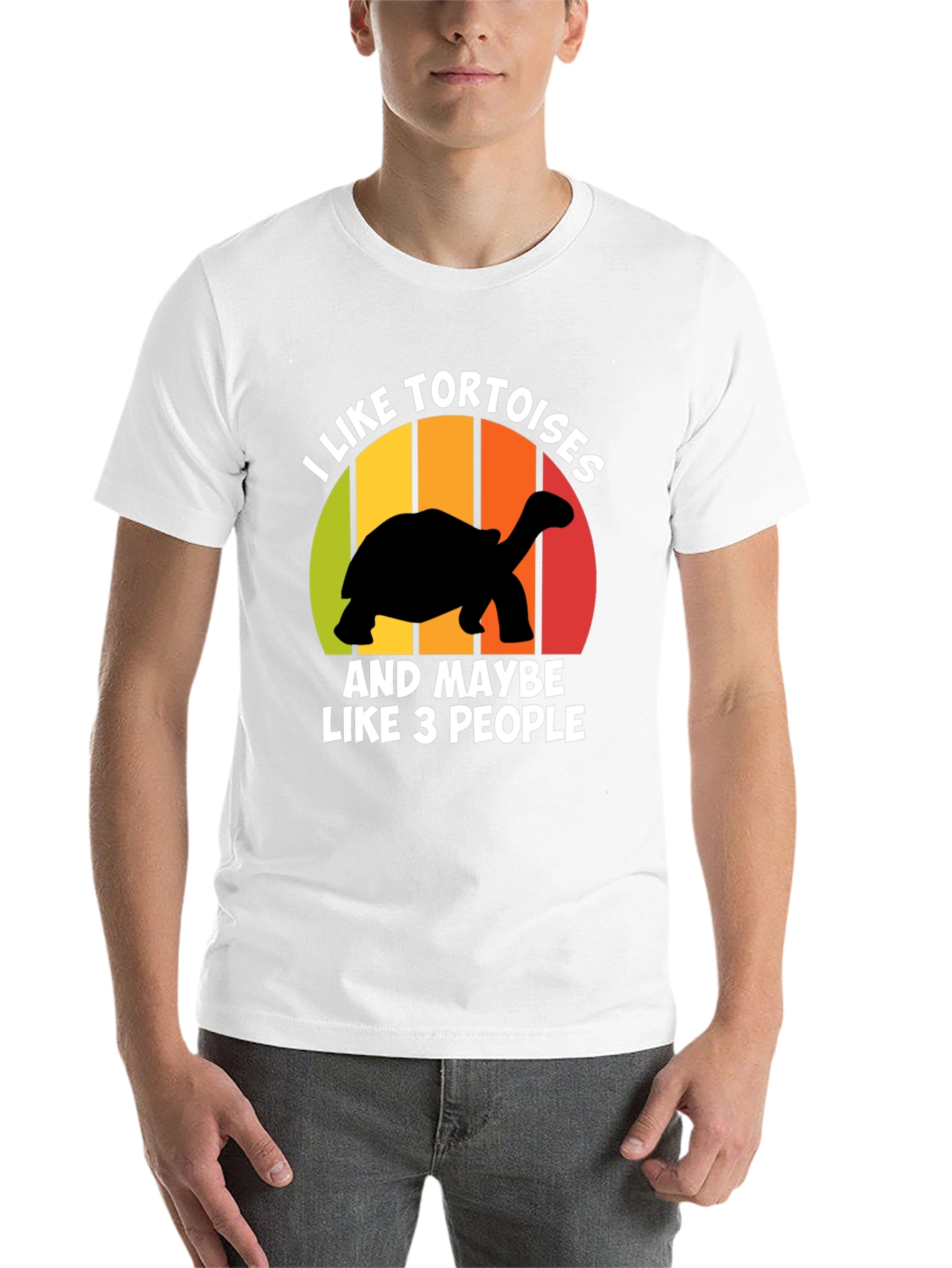 Black Tortoise Lover Graphic Tee - I Like Tortoises Shirt view 14