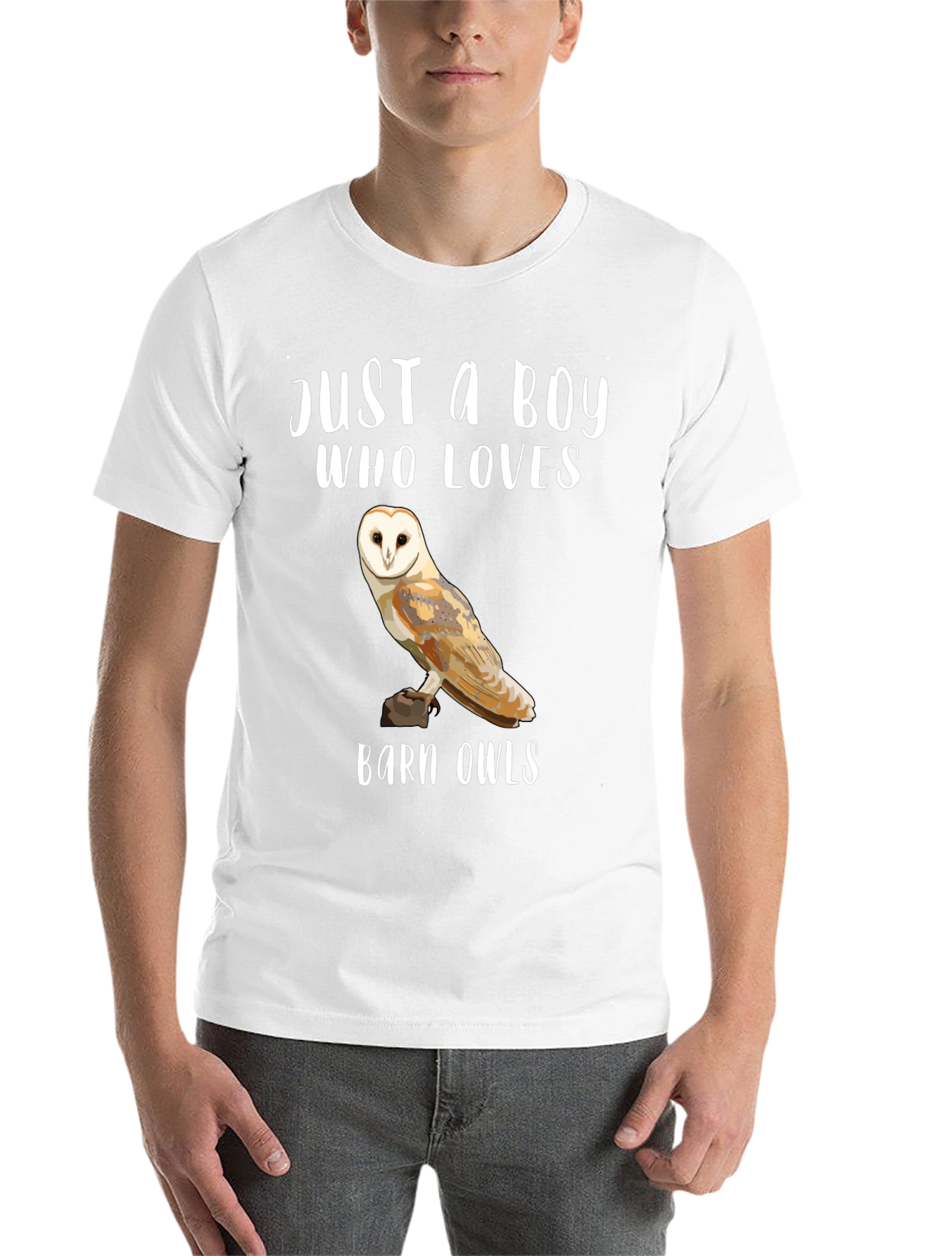 Black Barn Owl Lover T-Shirt view 14