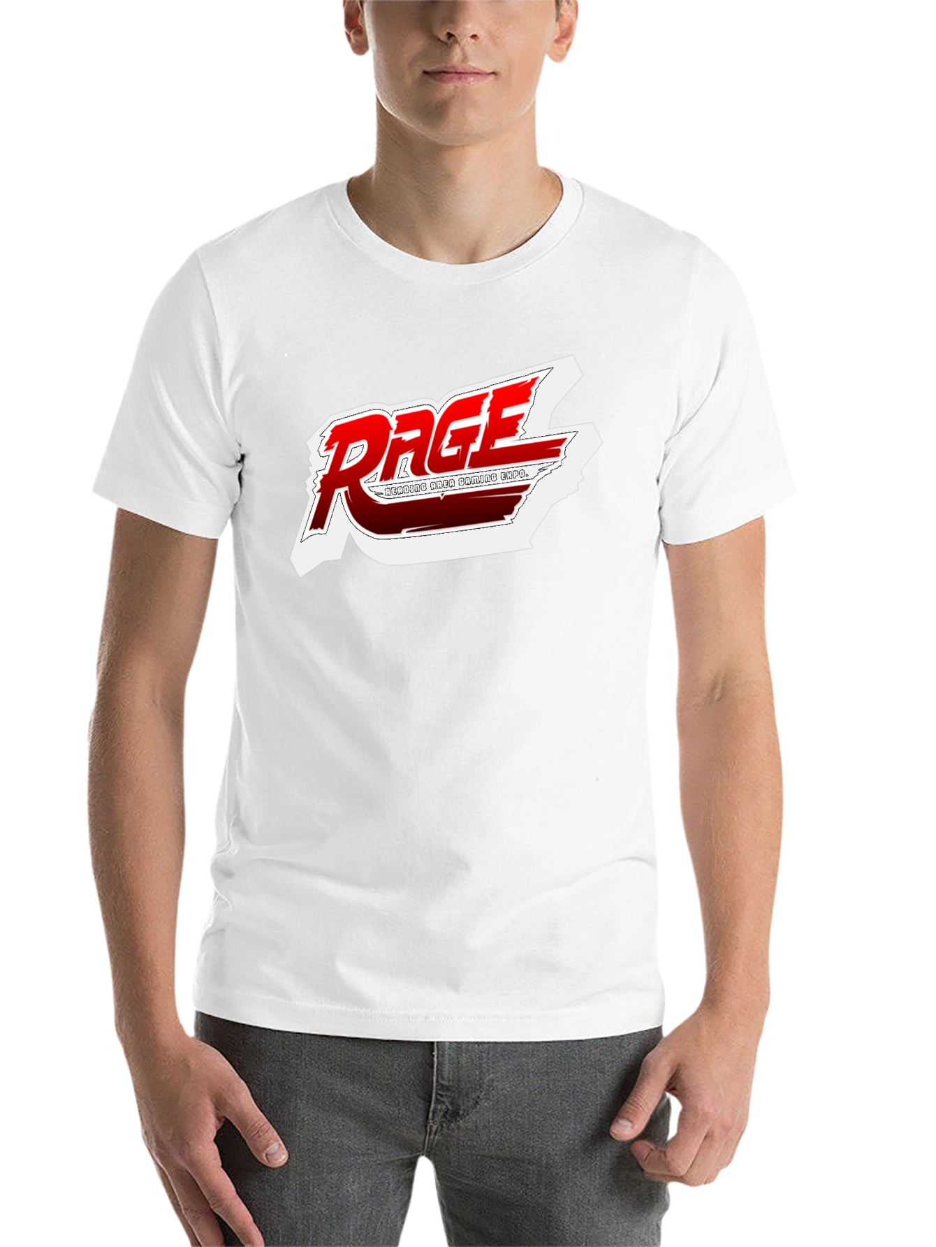 Black Rage Gaming Expo Black T-Shirt view 14