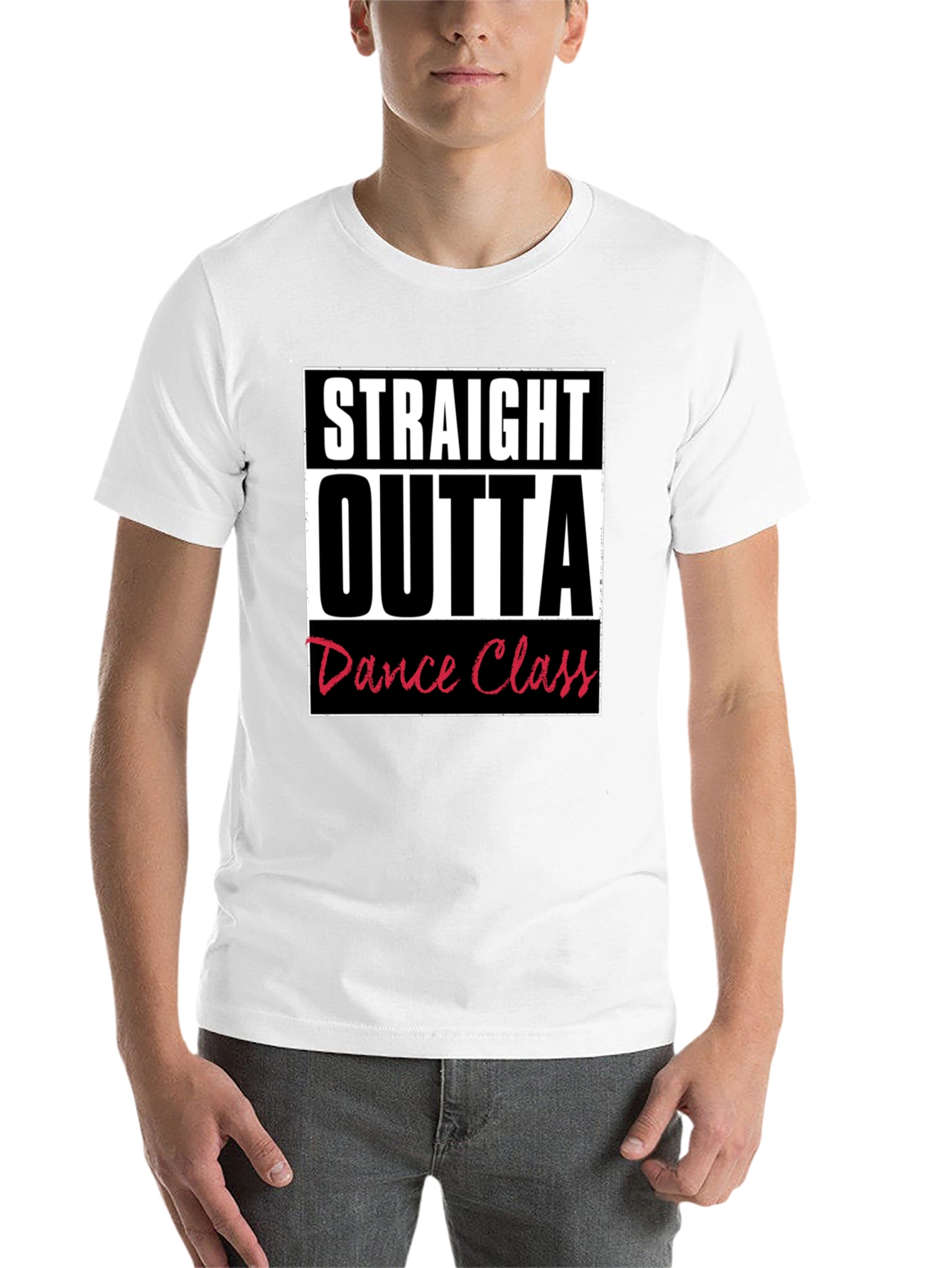 Black Straight Outta Dance Class Graphic T-Shirt view 14