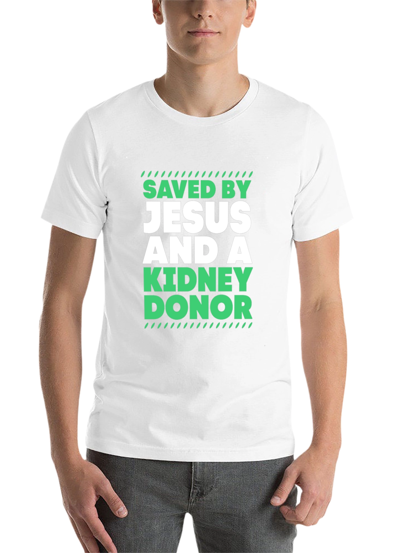 Saved By Jesus And A Kidney Donor T-Shirt - 14