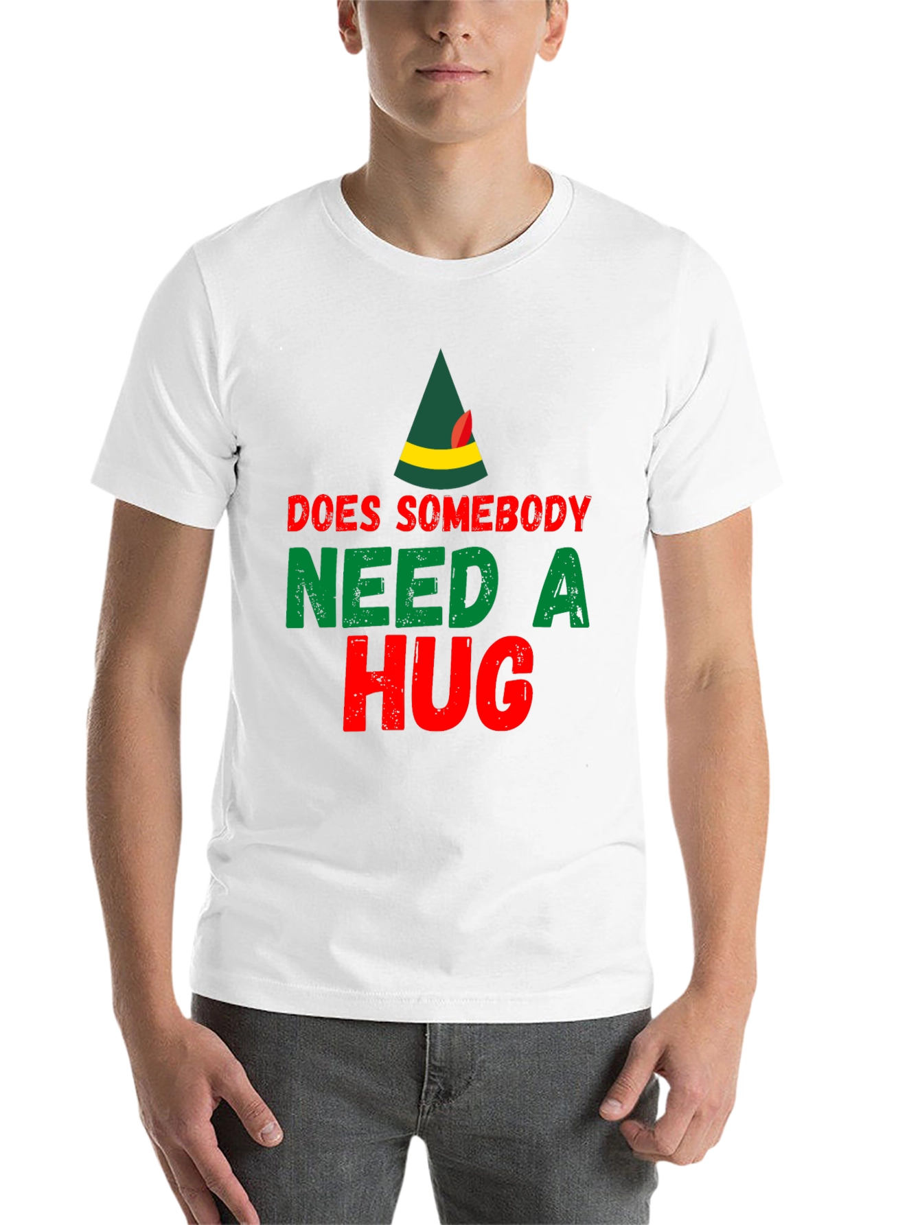 Black Does Somebody Need A Hug T-Shirt view 14