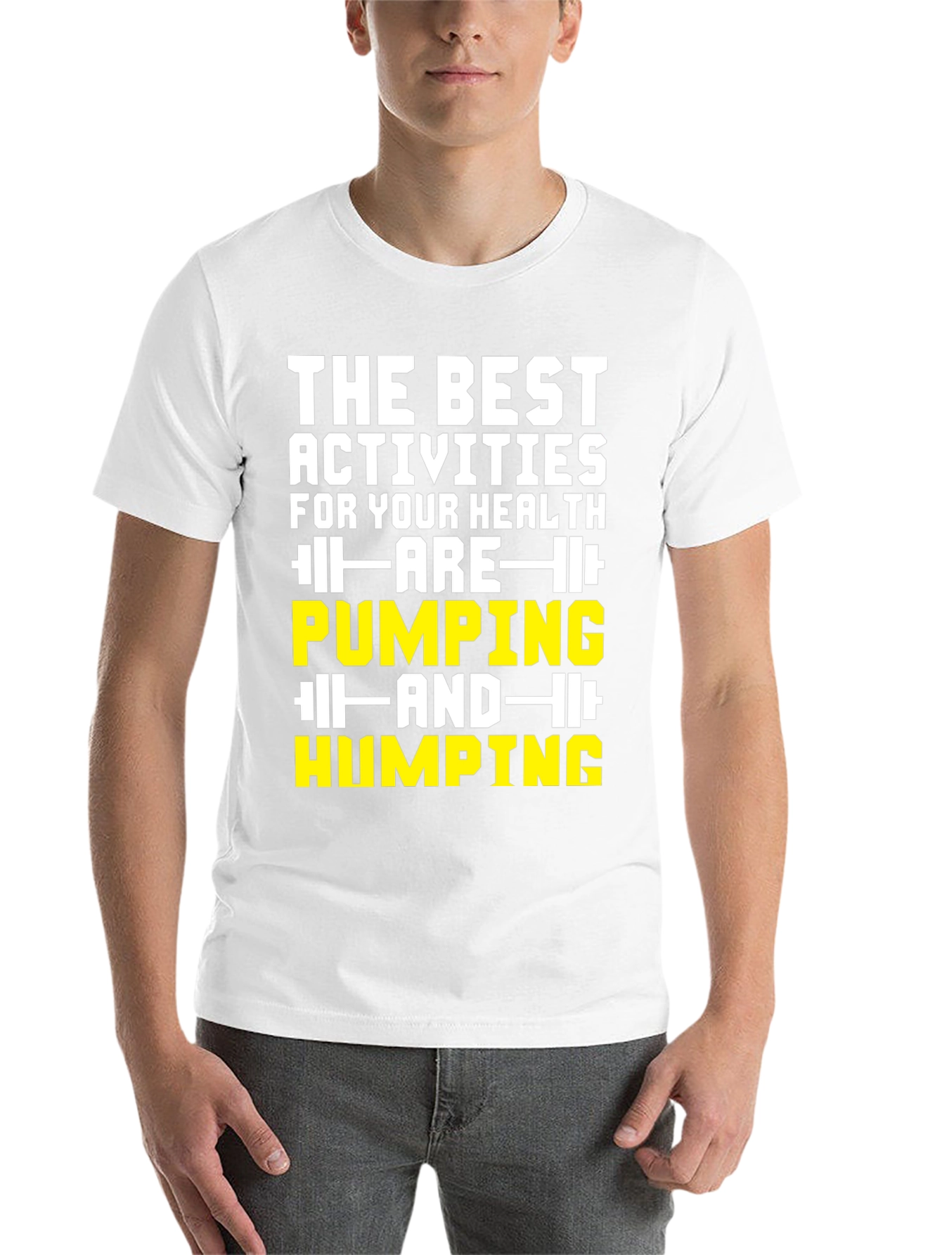 Black Funny Gym Humor T-Shirt view 14