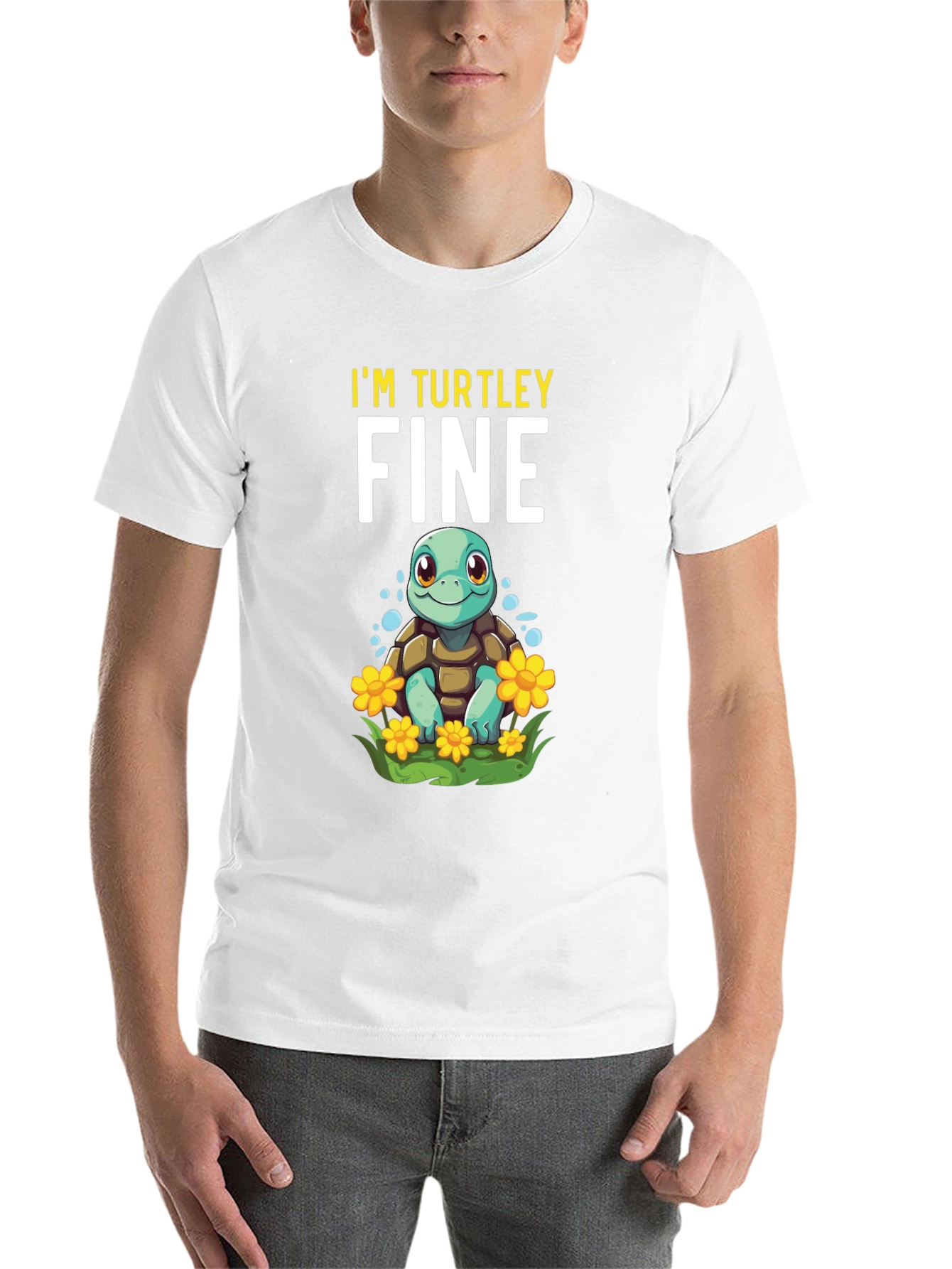Black I'm Turley Fine Turtle T-Shirt view 14