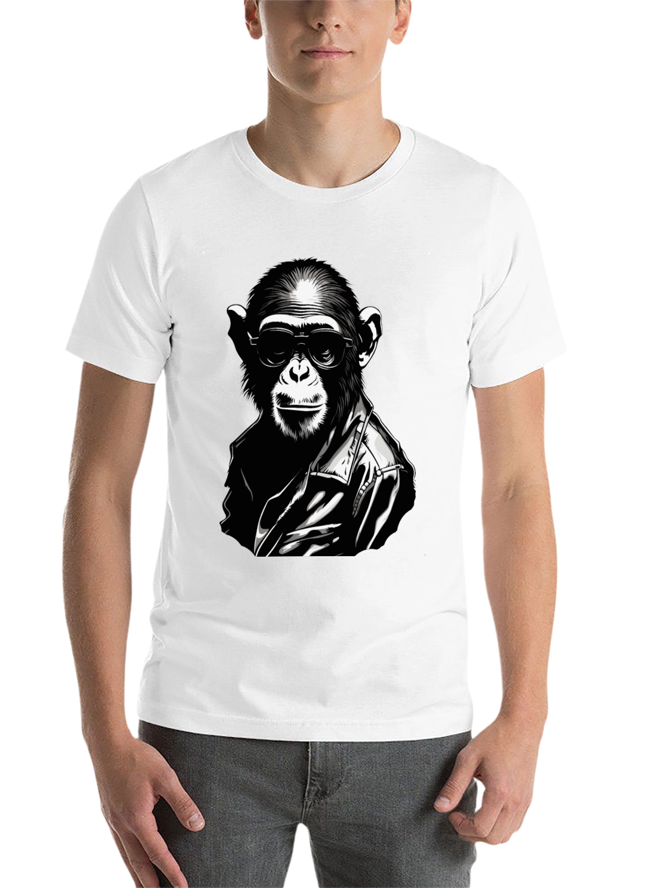 Black Cool Ape T-Shirt view 14