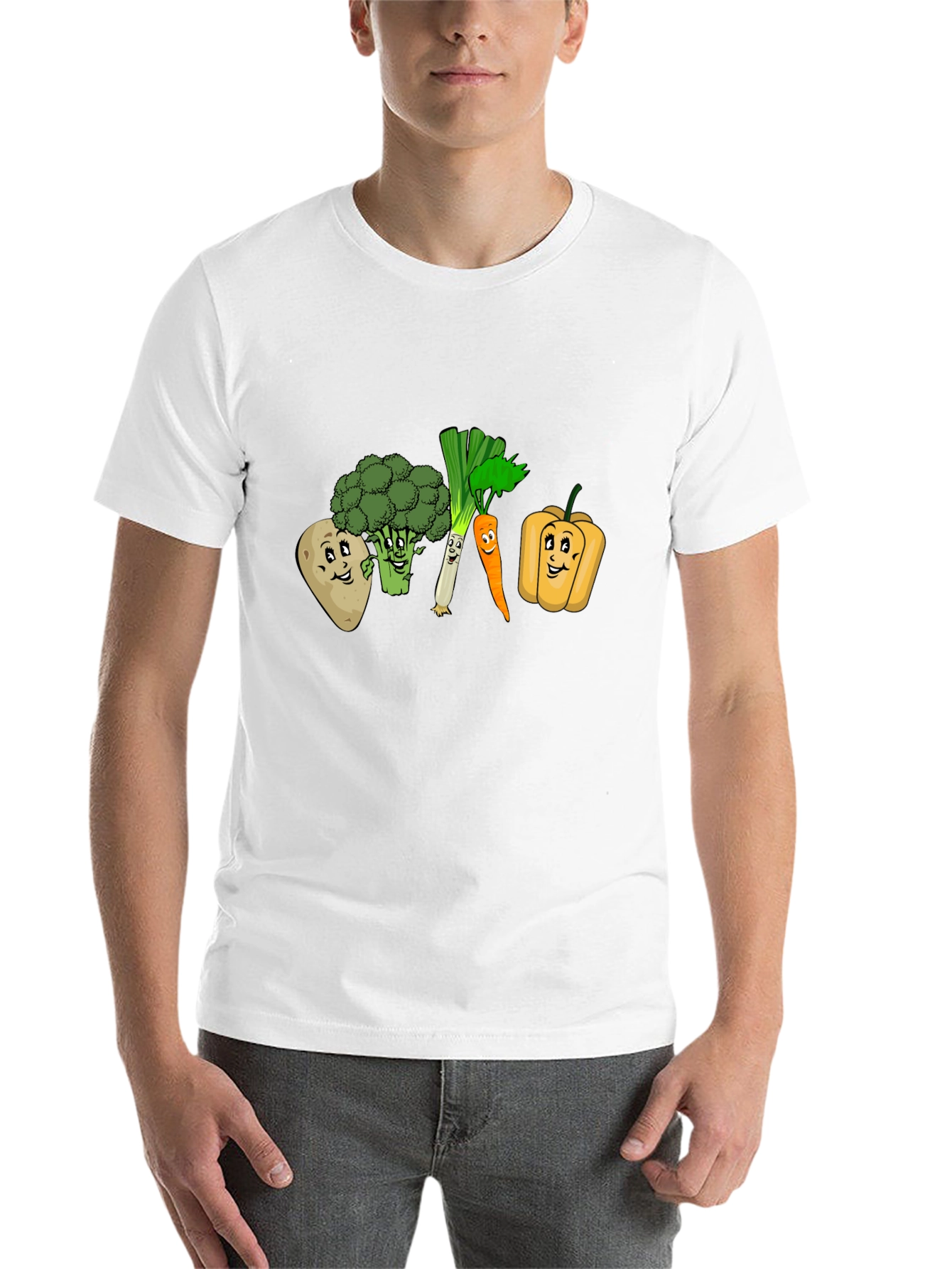 Black Veggie Crew T-Shirt view 14