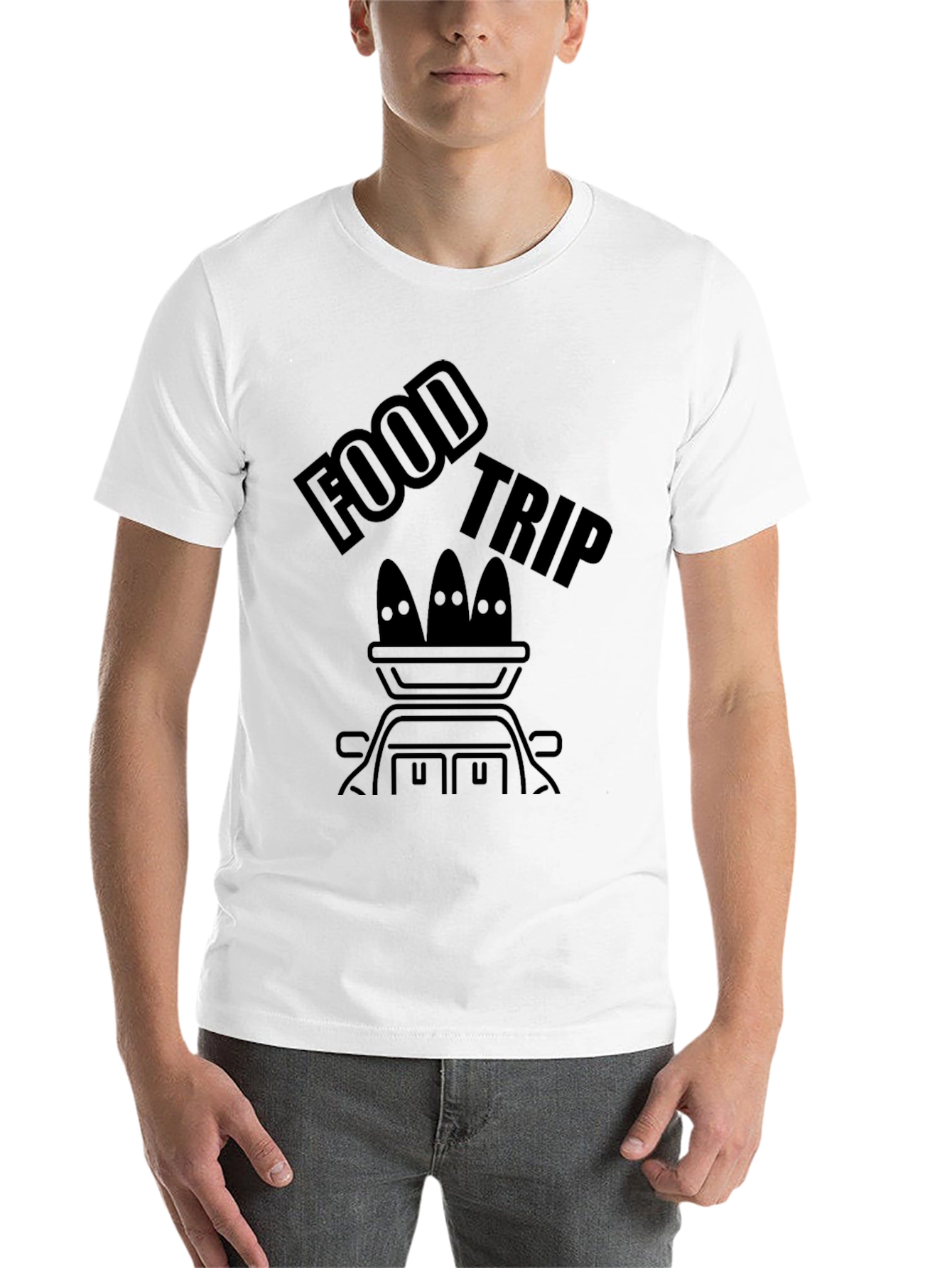 Black Food Trip Graphic T-Shirt view 14