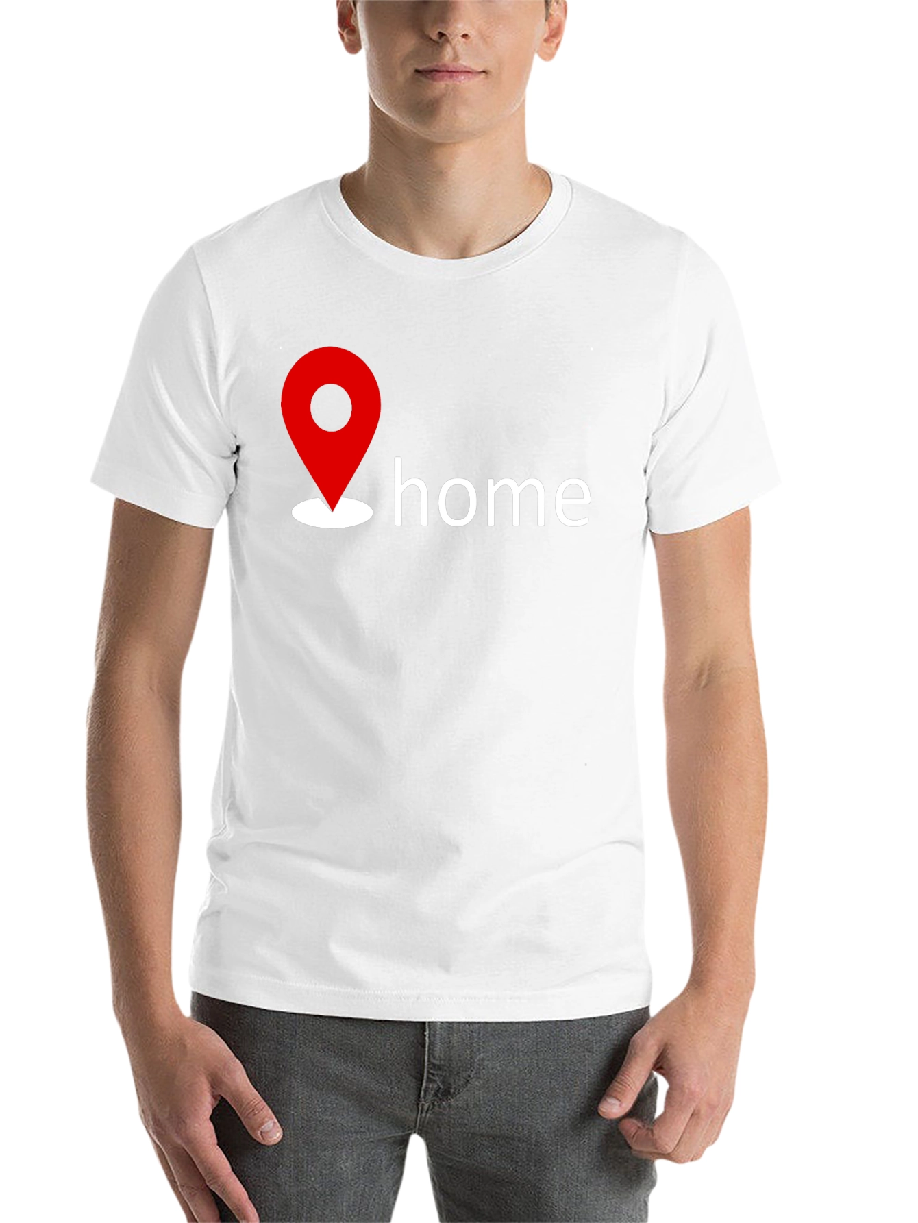 Black Home is Where the Heart Is T-Shirt view 14
