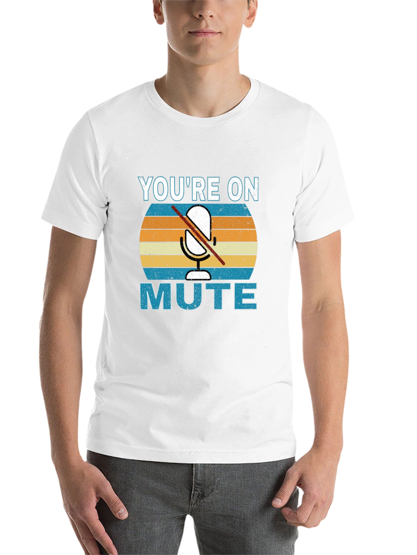 Black You're On Mute Graphic T-Shirt view 14