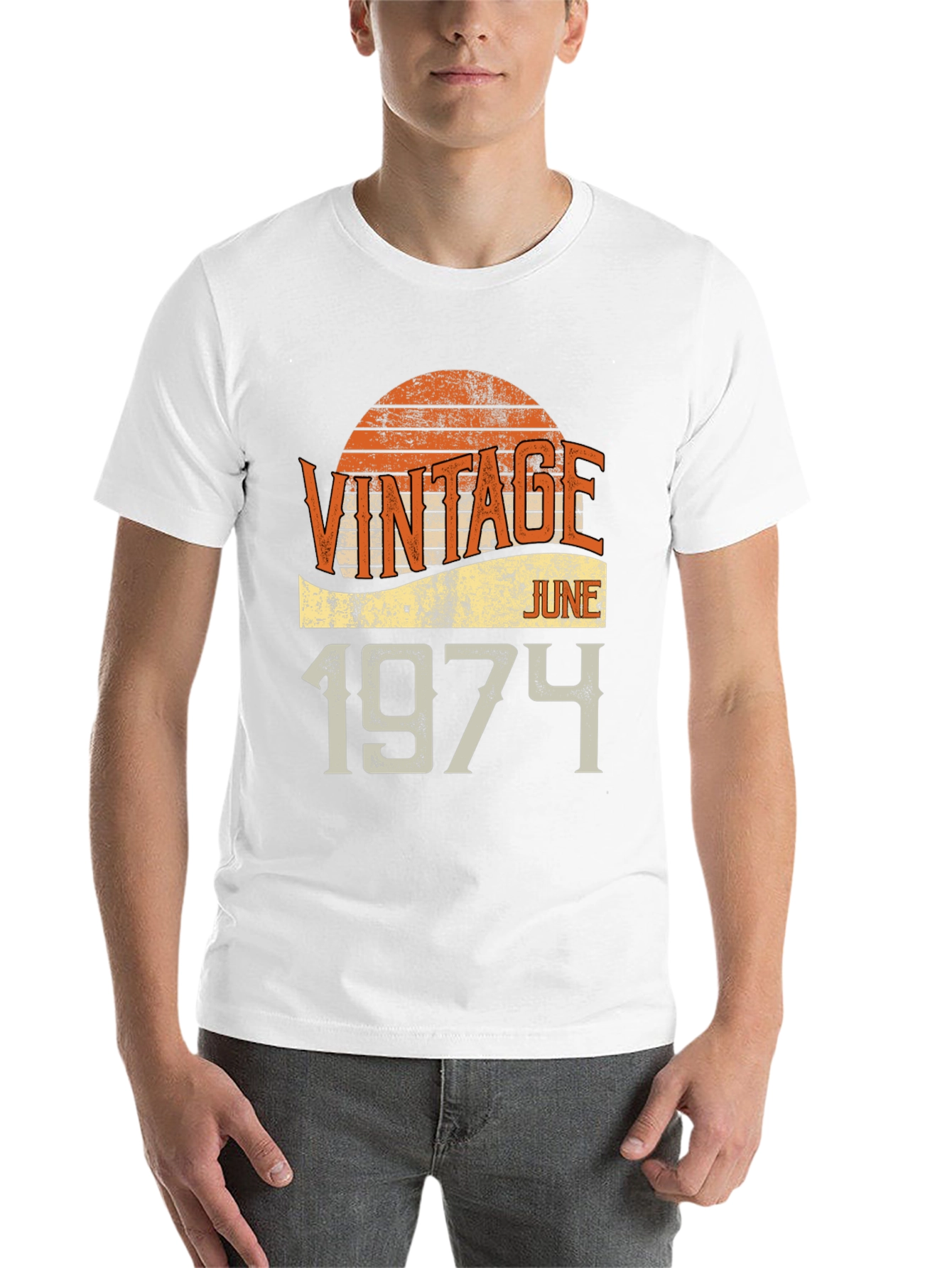 Black Vintage June 1974 T-Shirt view 14