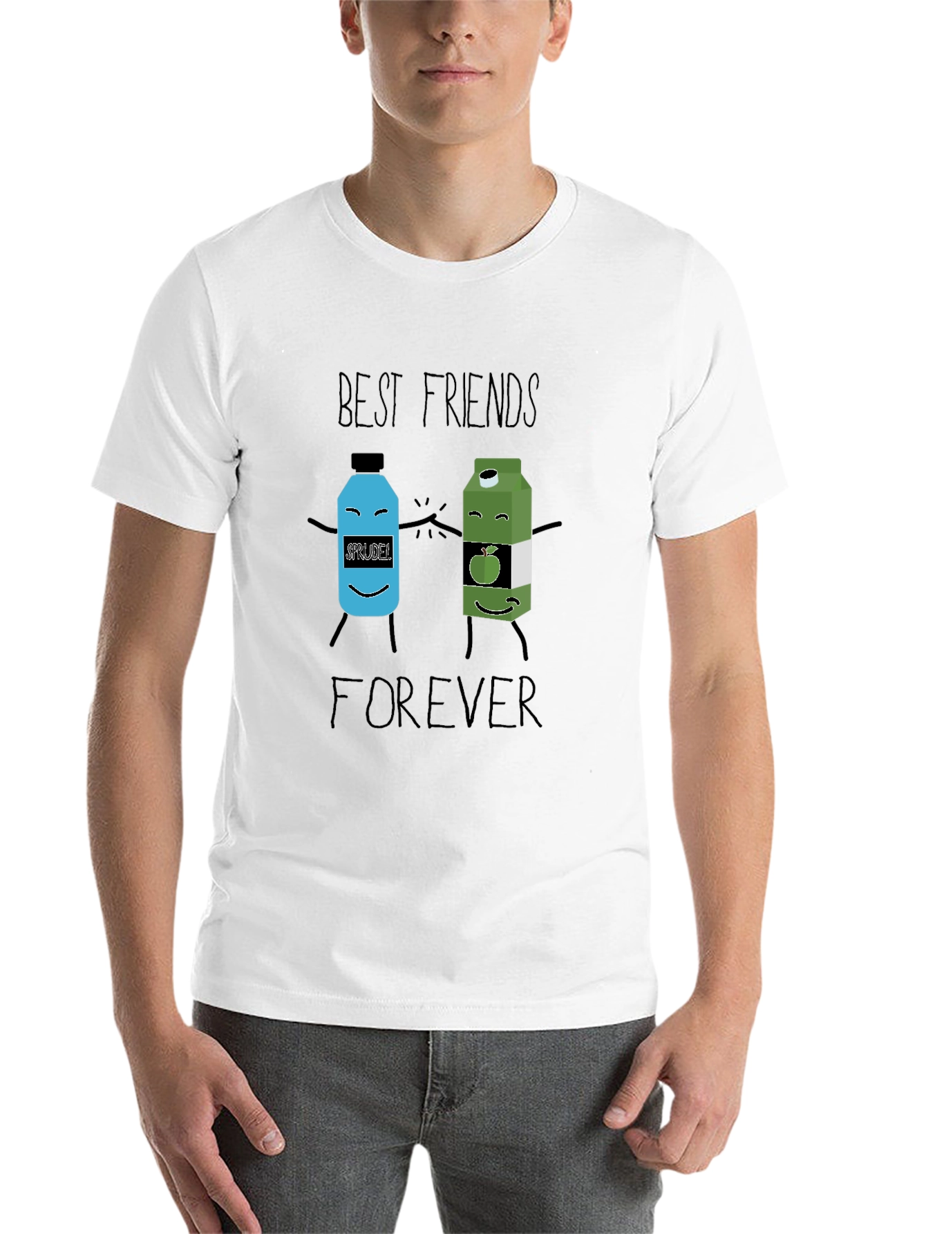 Black Best Friends Forever T-Shirt view 14