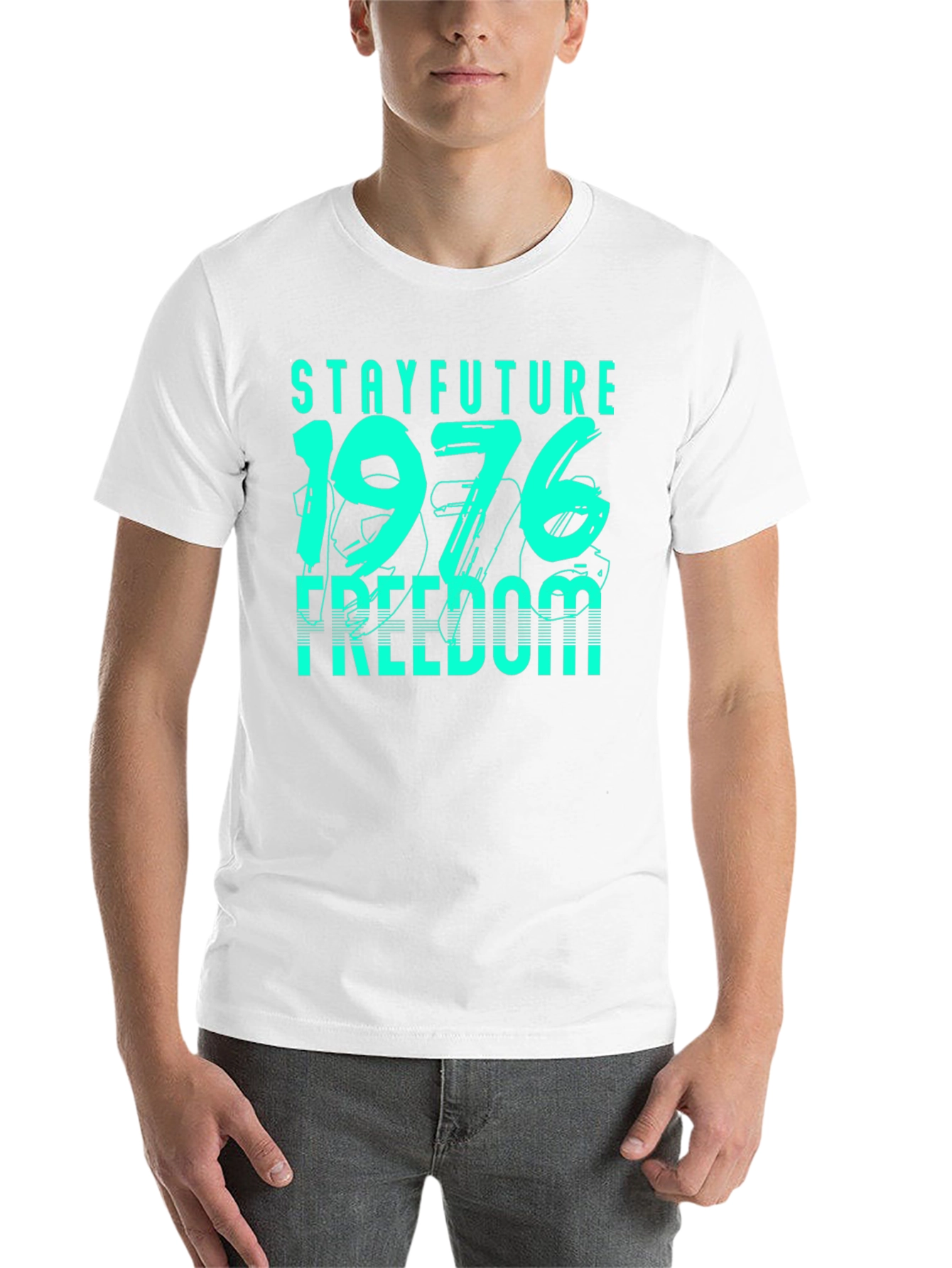 Black Stay Future 1976 Freedom Graphic Tee view 14
