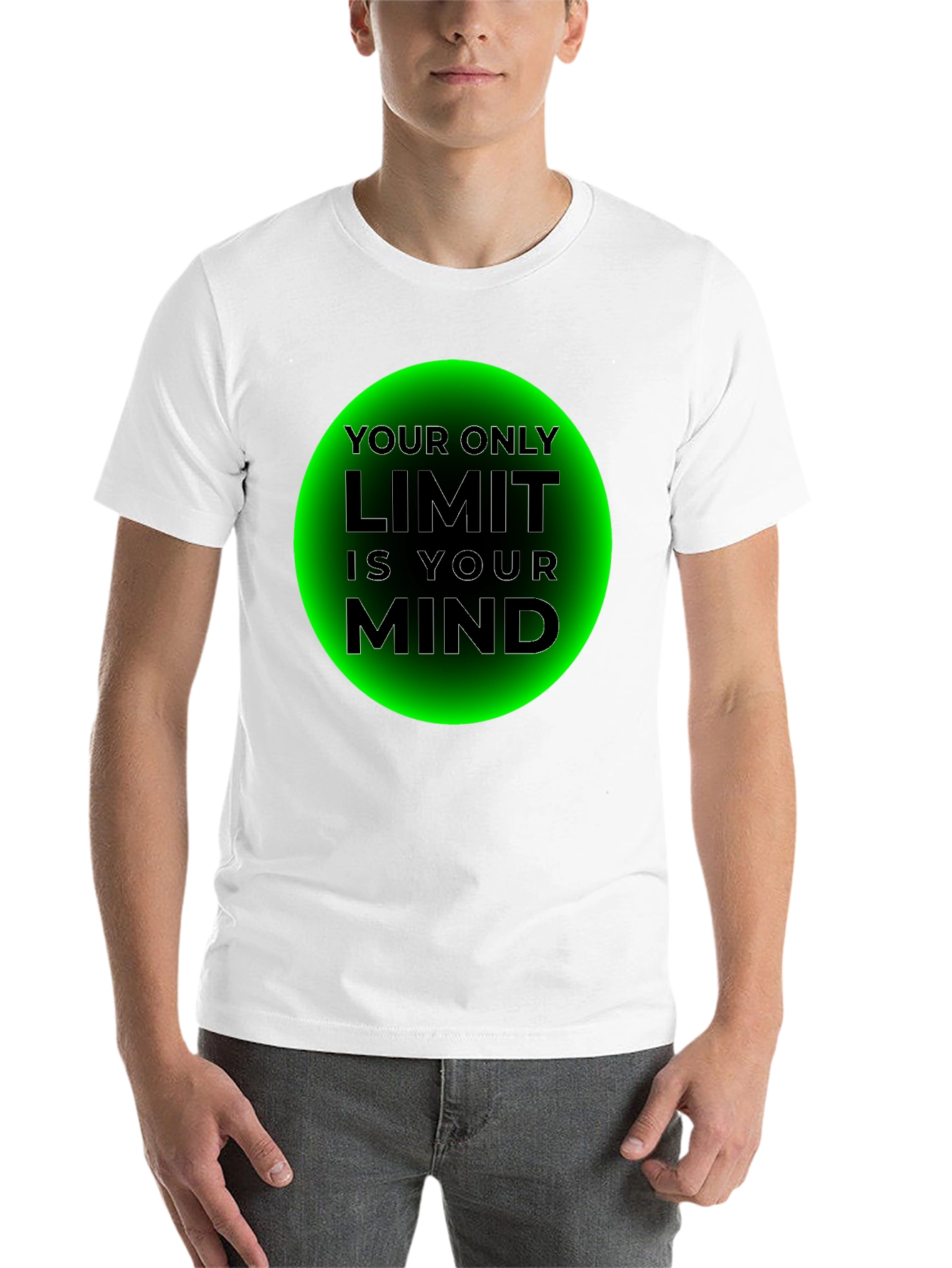 Black Limit is Your Mind Graphic T-Shirt view 14