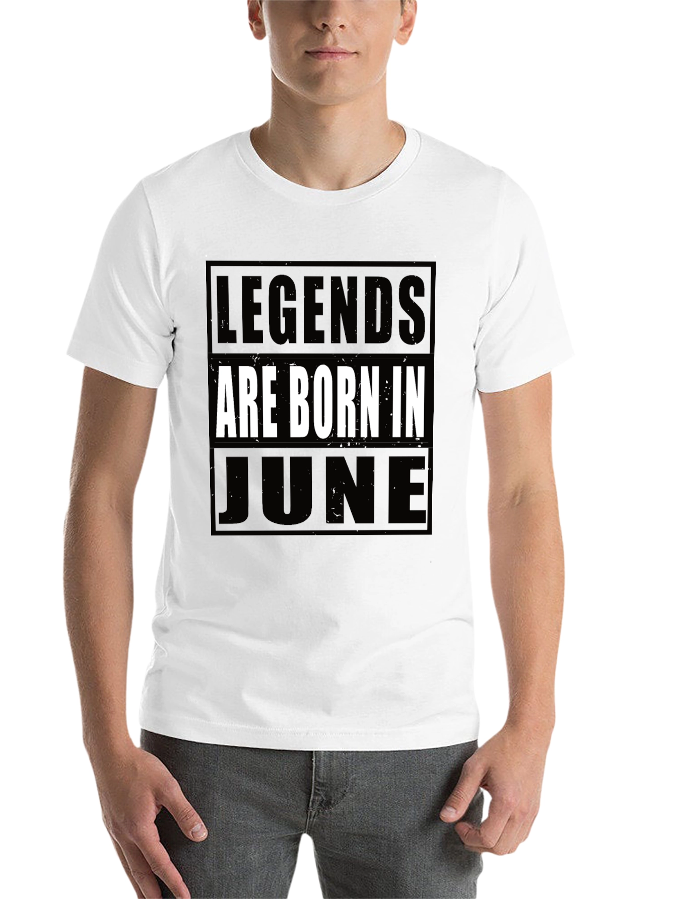 Black Legends Are Born In June T-Shirt view 14