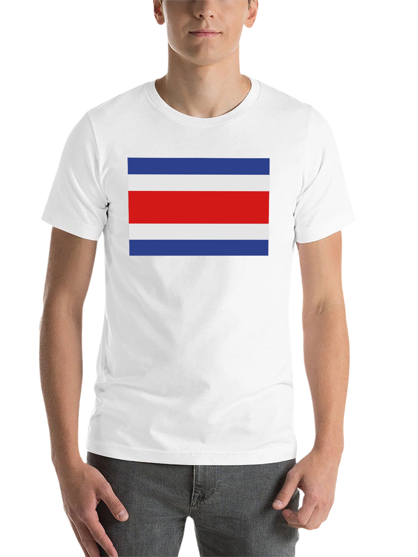 Black Costa Rica Flag T-Shirt - Show Your Pride! view 14