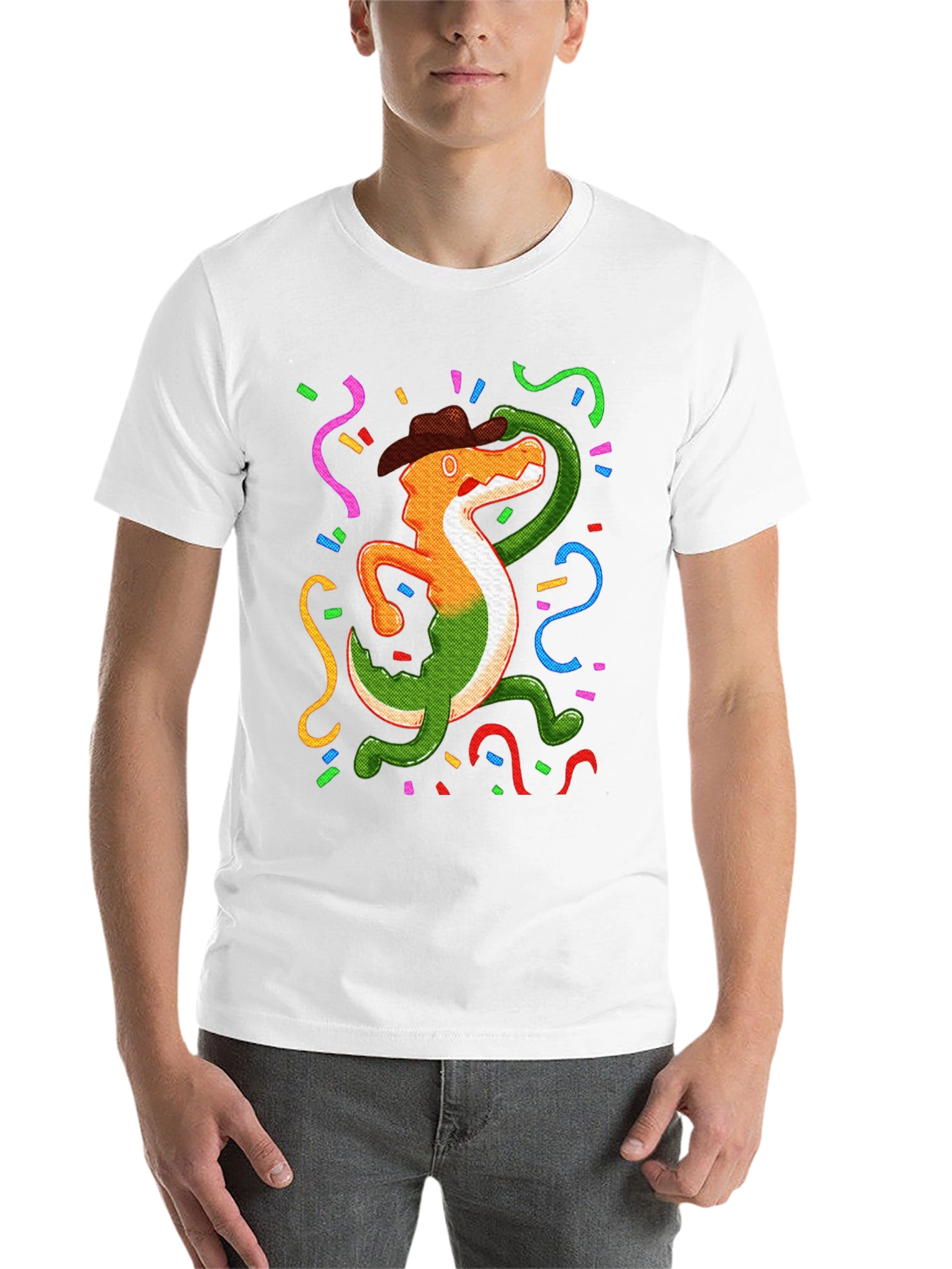 Black Fiesta Gator T-Shirt: Celebrate in Style! view 14