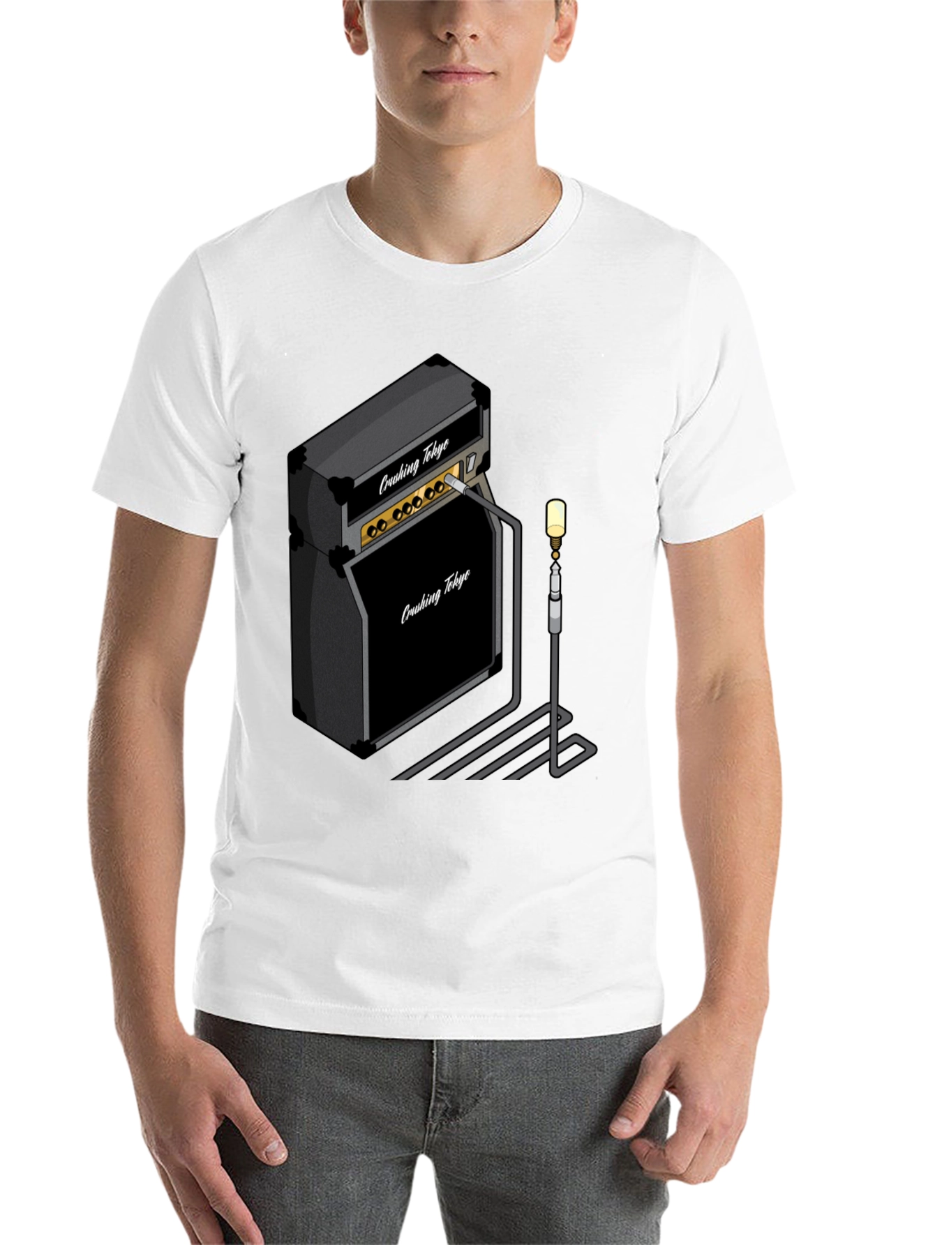 Black Crushing Tokyo Amp T-Shirt - Black Graphic Tee view 14