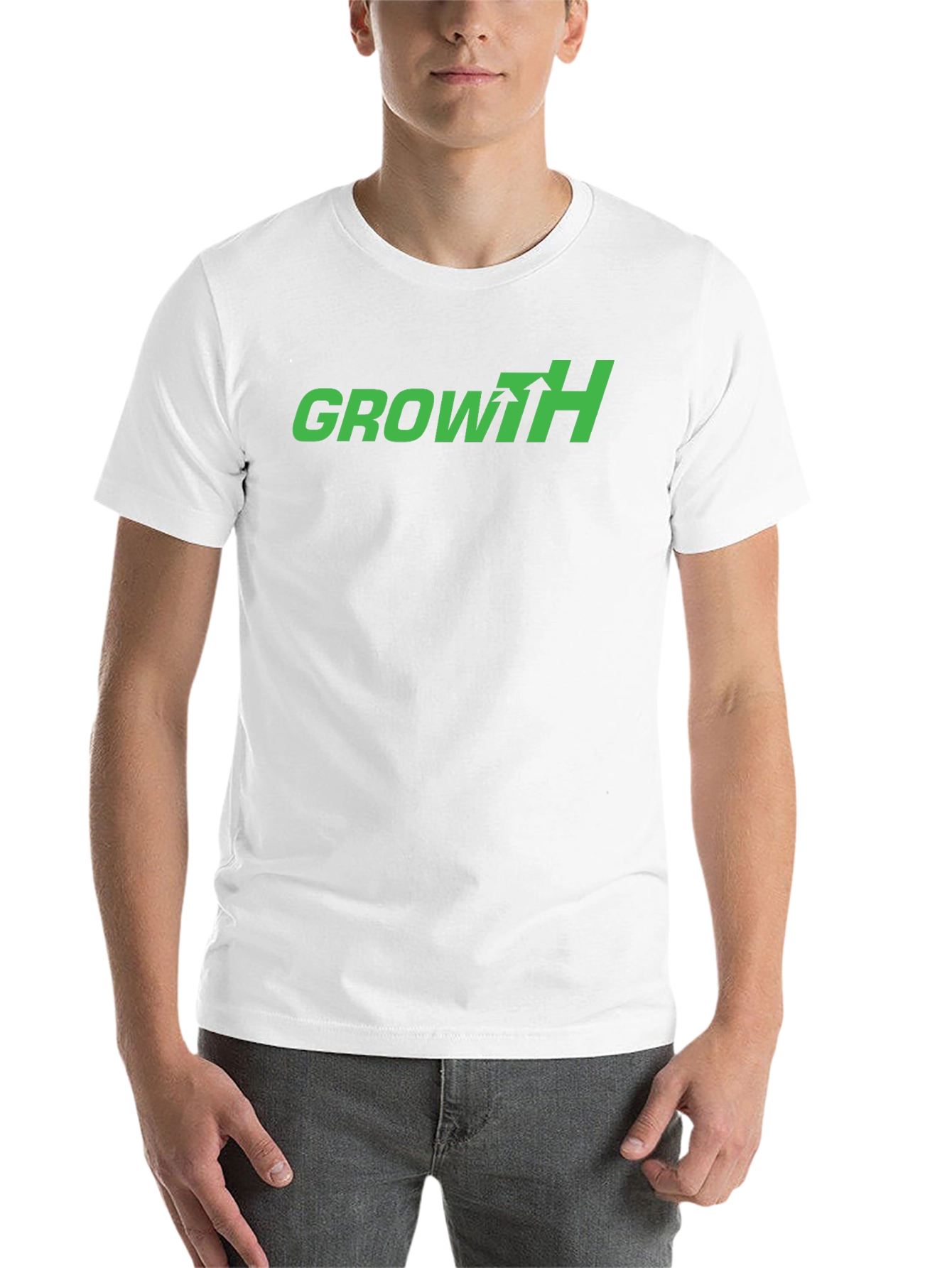 Black Growth Arrow Graphic Tee - Black view 14