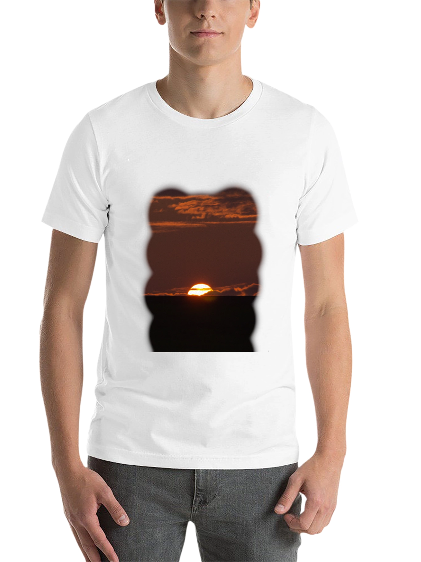Black Sunset Graphic Tee - Nature Inspired view 14