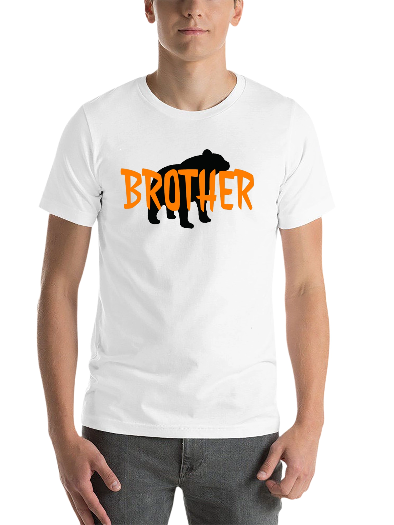 Black Brother Bear Graphic Tee - Black T-Shirt view 14