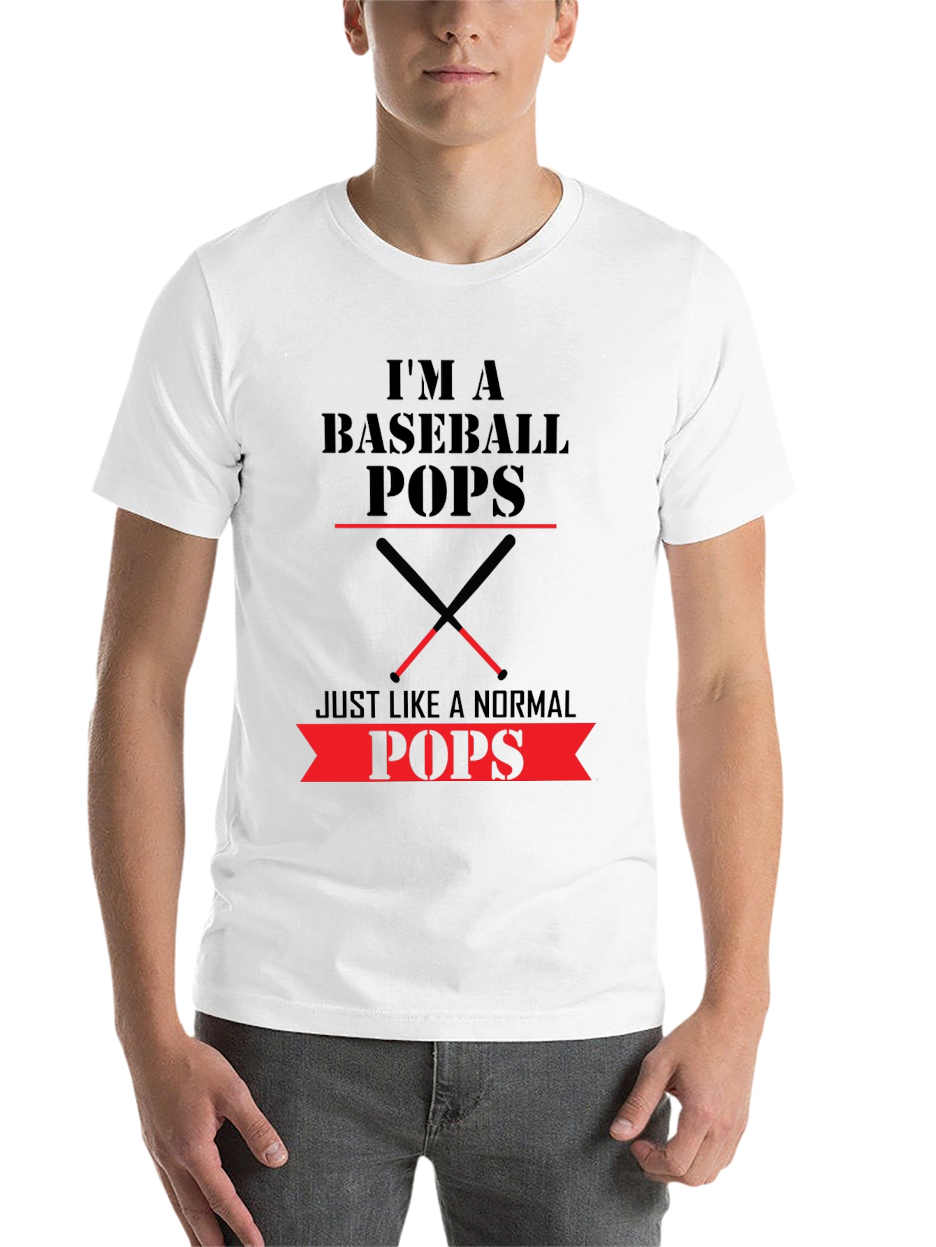 Baseball Pops Graphic T-Shirt - Dad Gift - 14