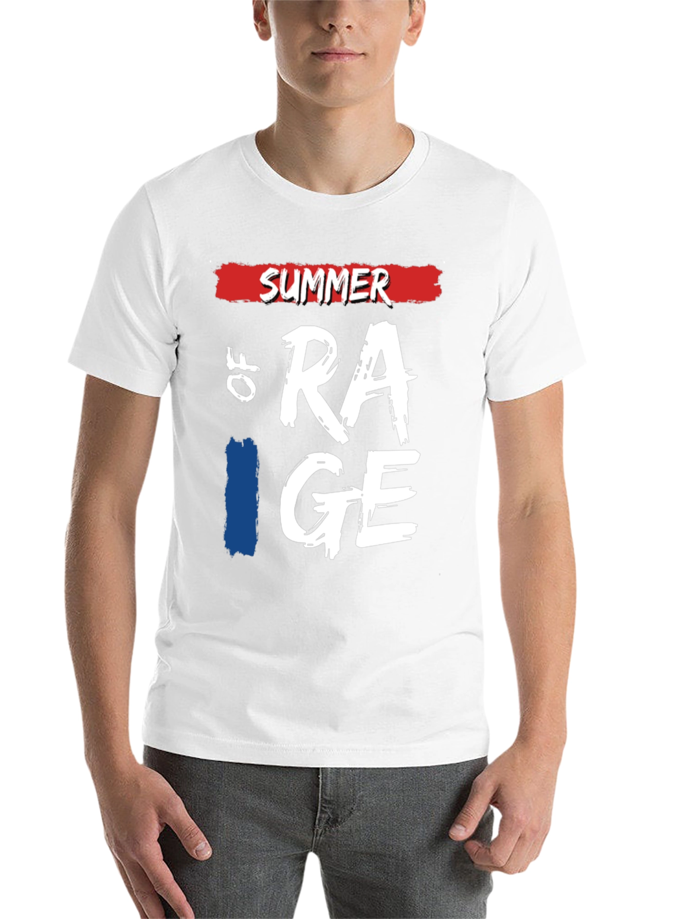 Black Summer of Rage Graphic Tee - Cool Casual Style view 14