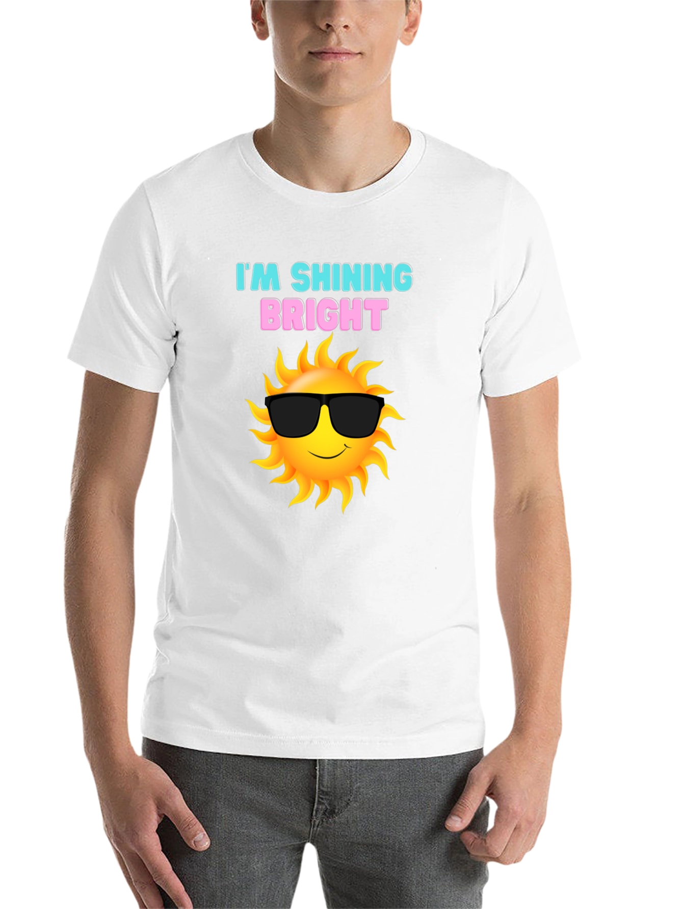 Black Shining Bright Sun Graphic Tee - Black view 14