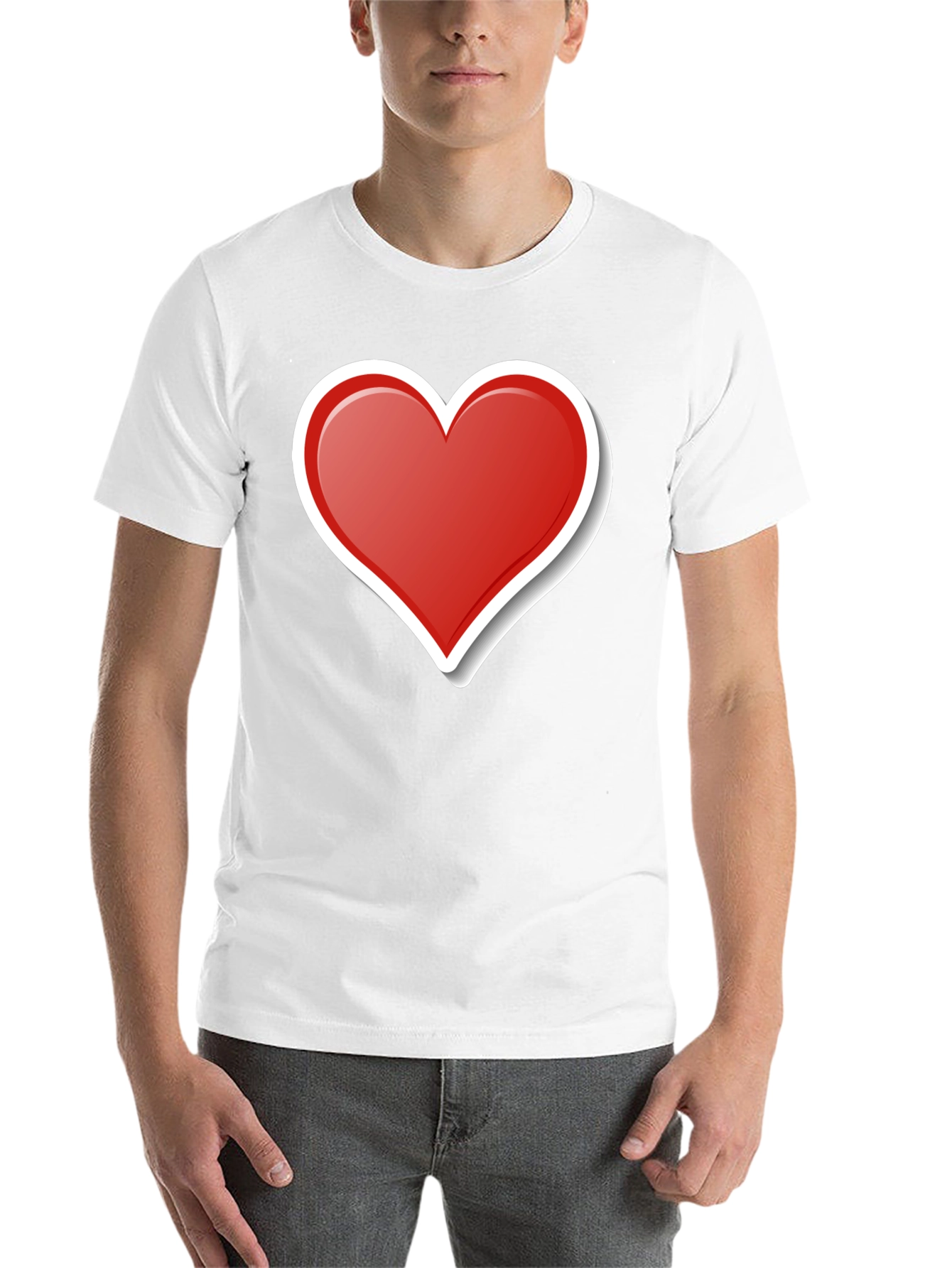 Black Heart Graphic T-Shirt - Stylish Black Tee view 14