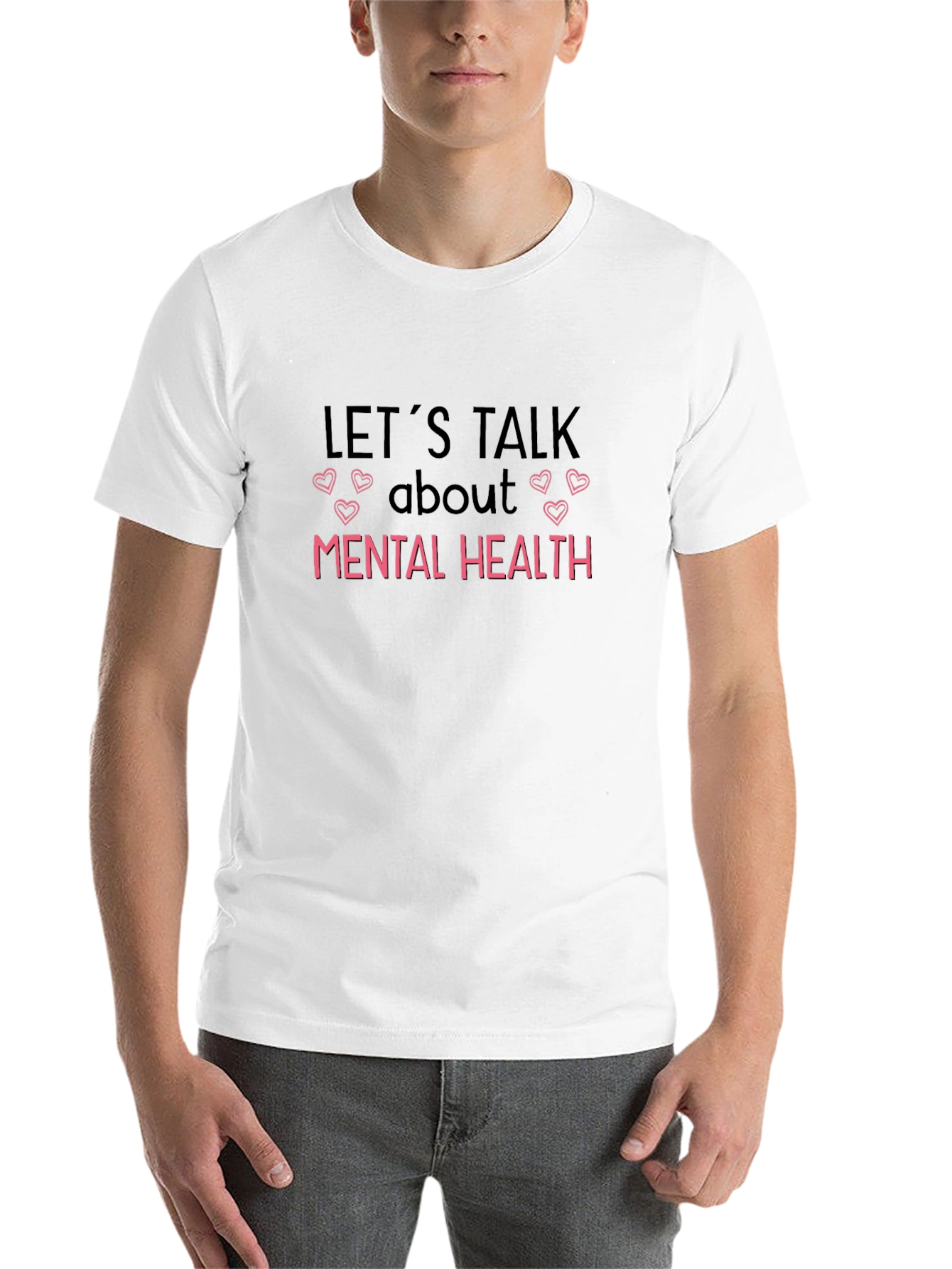Black Mental Health Awareness T-Shirt - Let's Talk! view 14