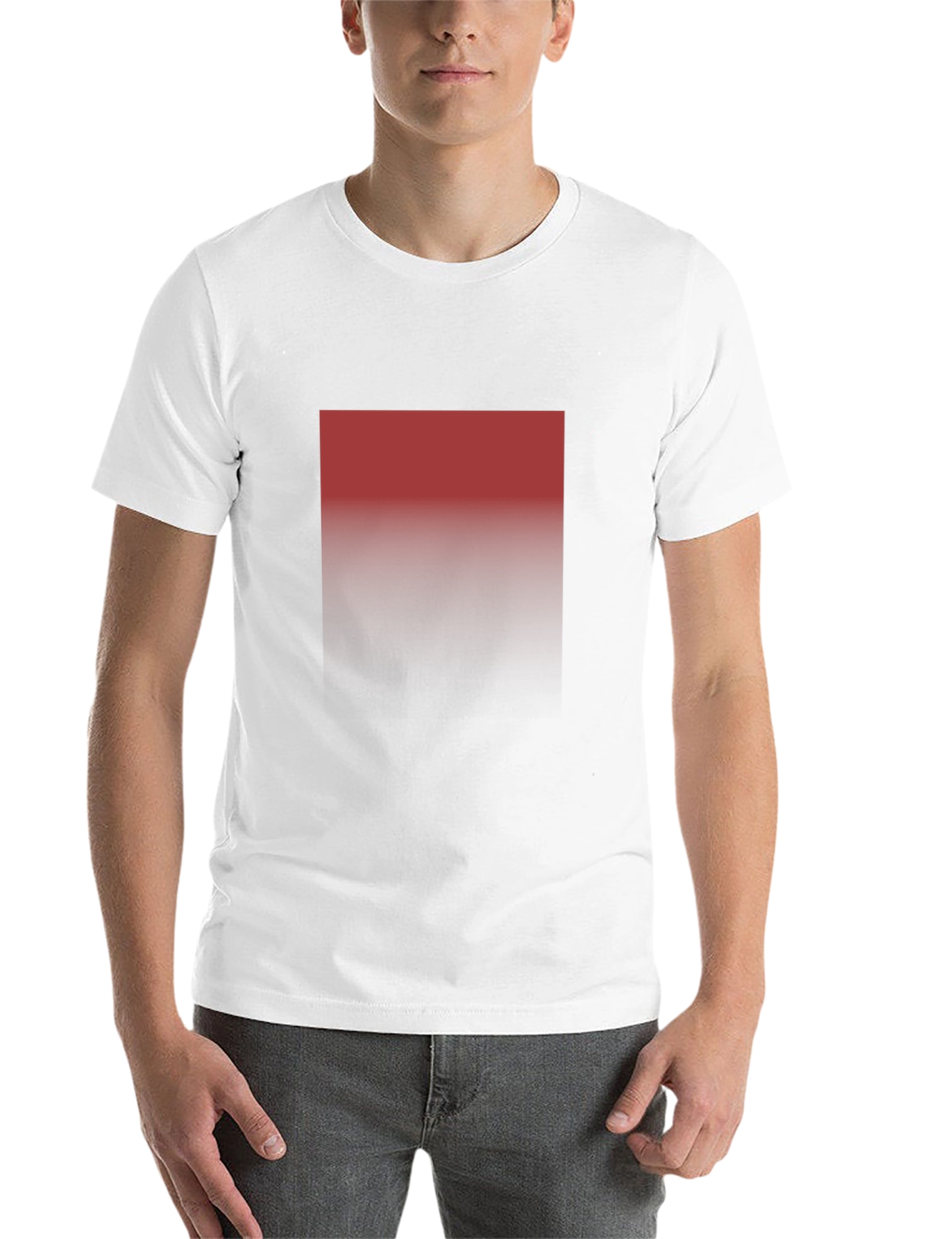Gradient Square T-Shirt - Modern Style - 14