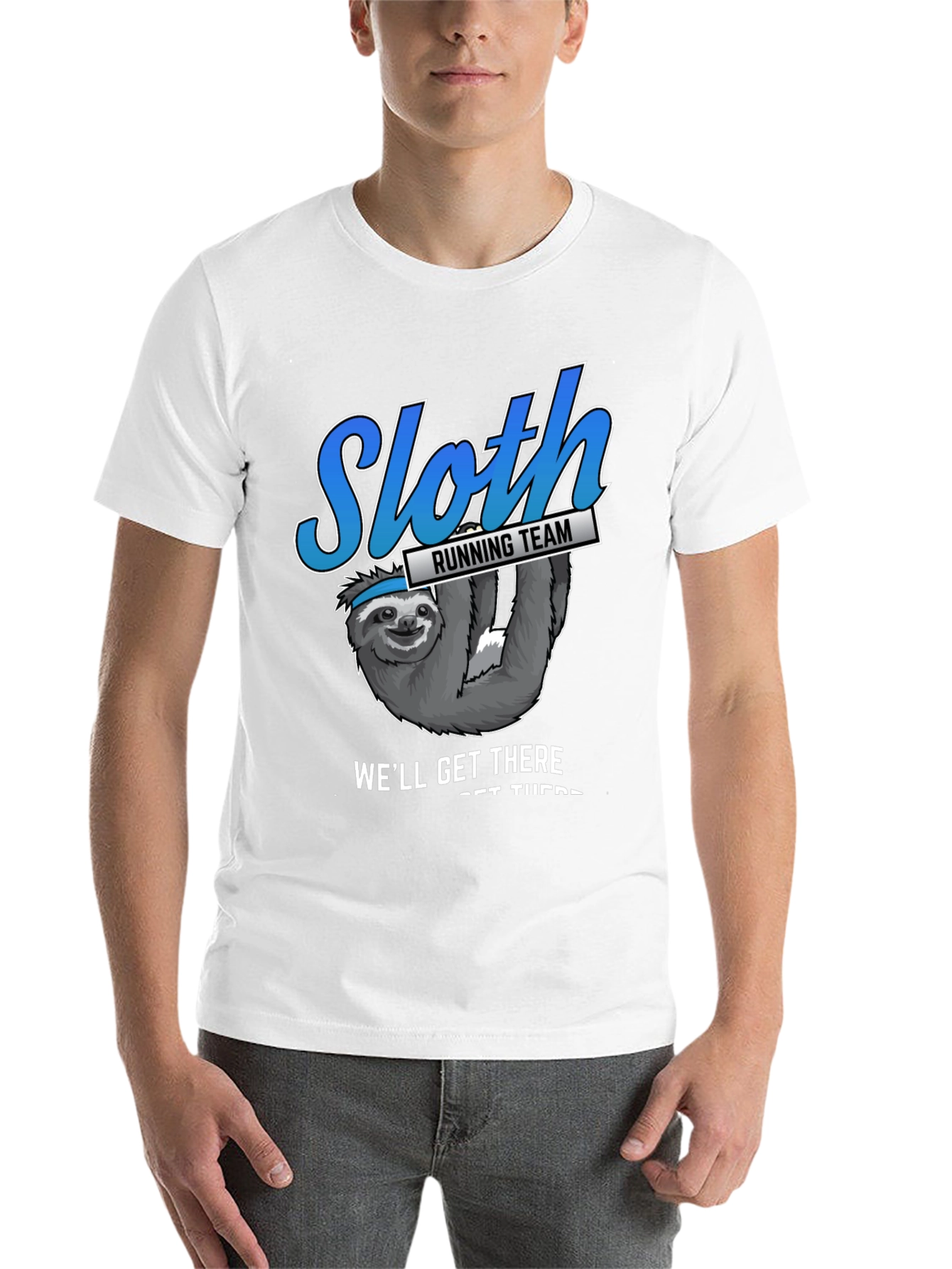 Black Sloth Running Team T-Shirt view 14