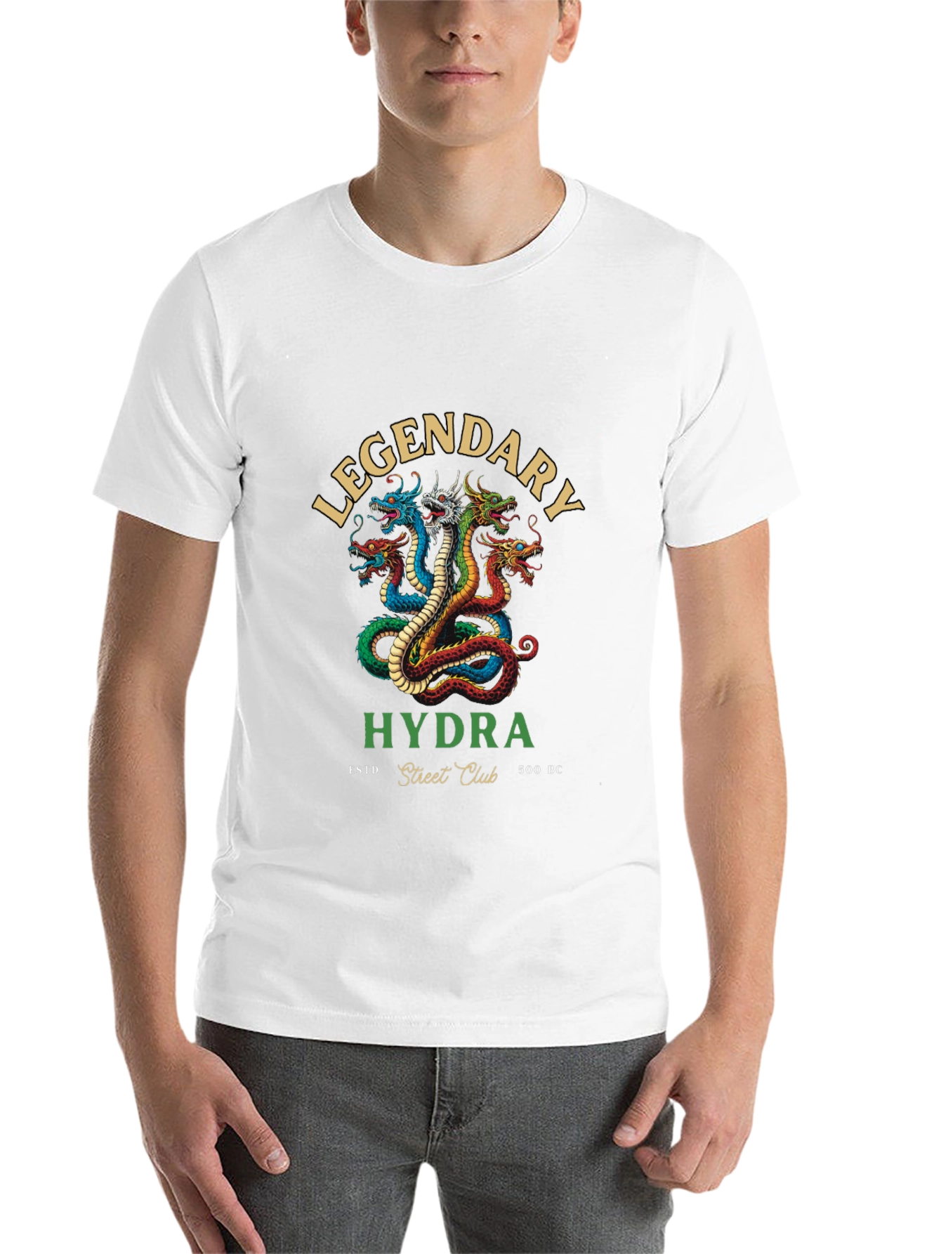 Black Legendary Hydra Street Club T-Shirt view 14
