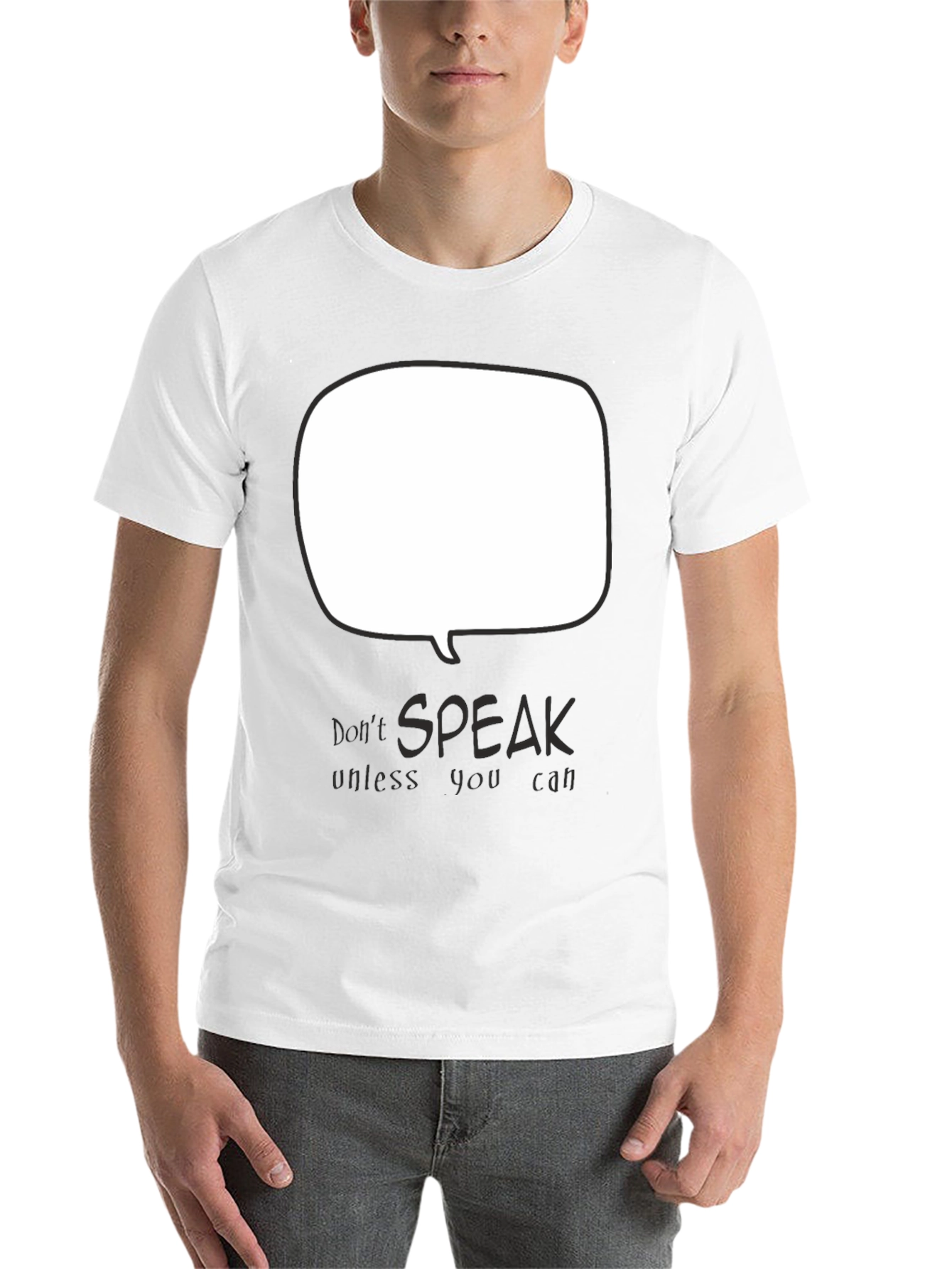 Black Don't Speak Graphic Tee - Black view 14