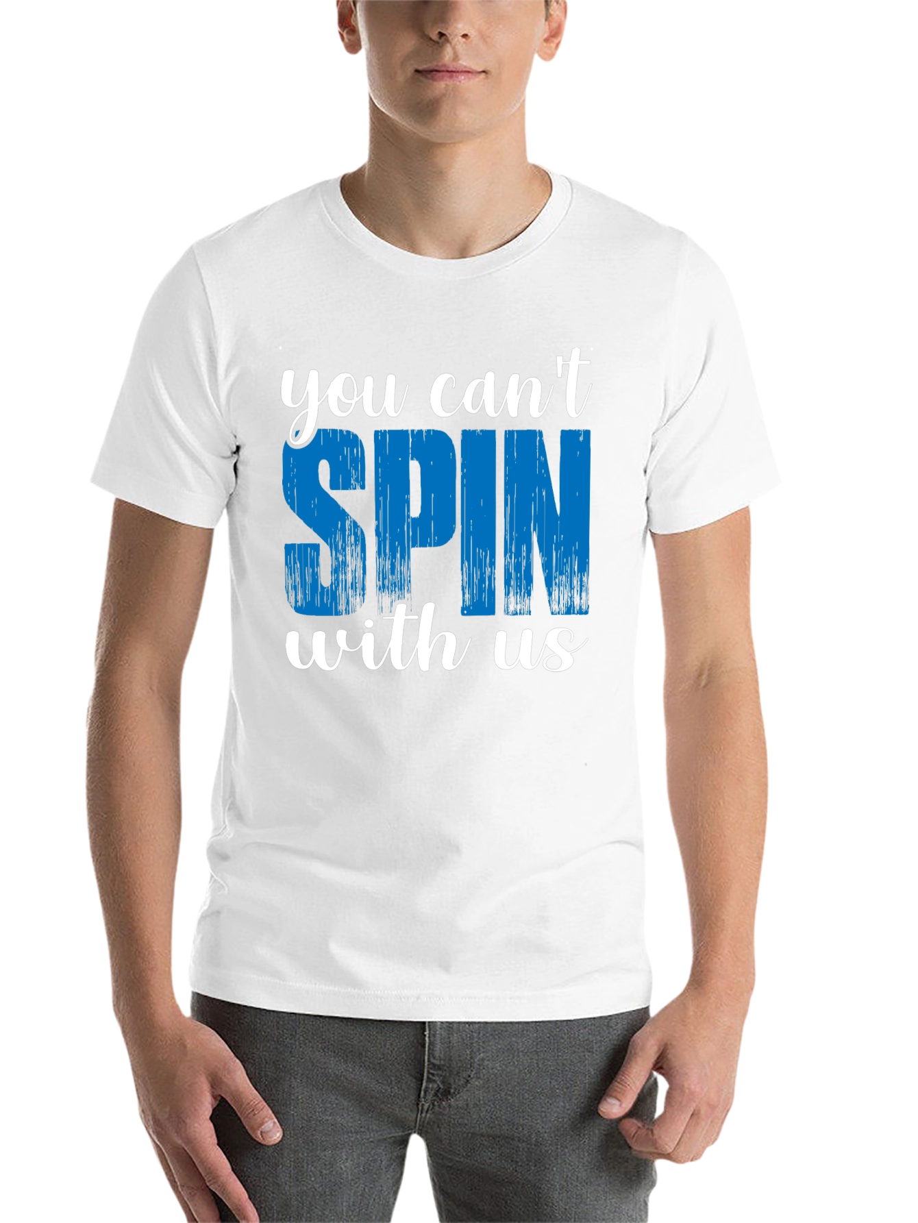 Black You Can't Spin With Us Graphic Tee view 14