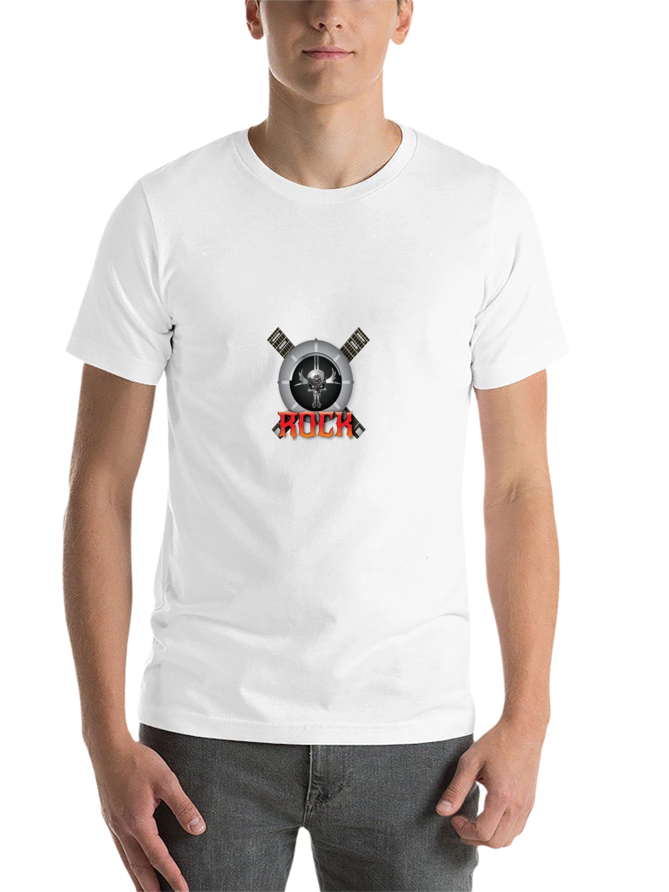 Black Rock Music Graphic Print Black T-Shirt view 14