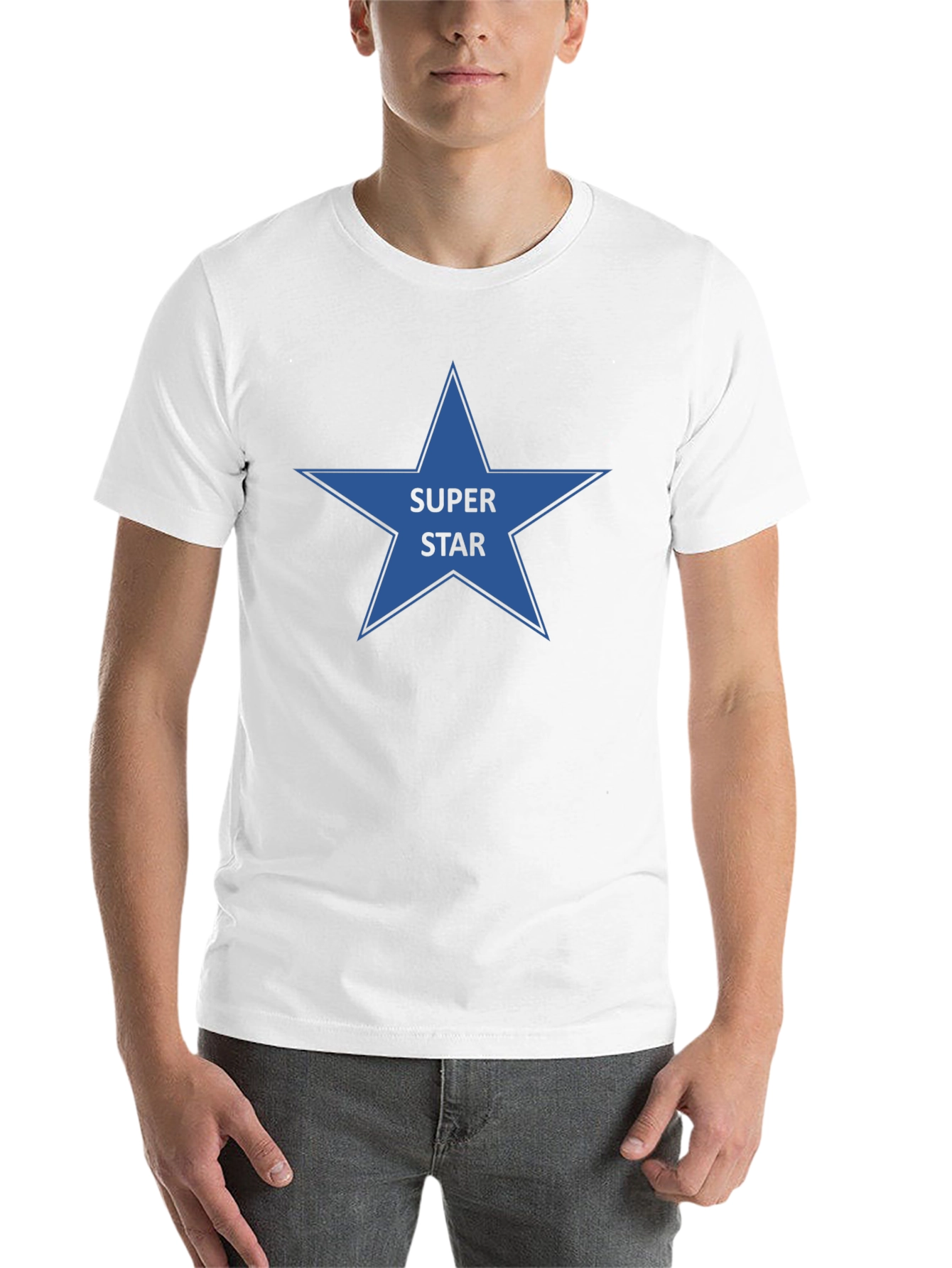 Black Super Star Graphic Tee - Black view 14