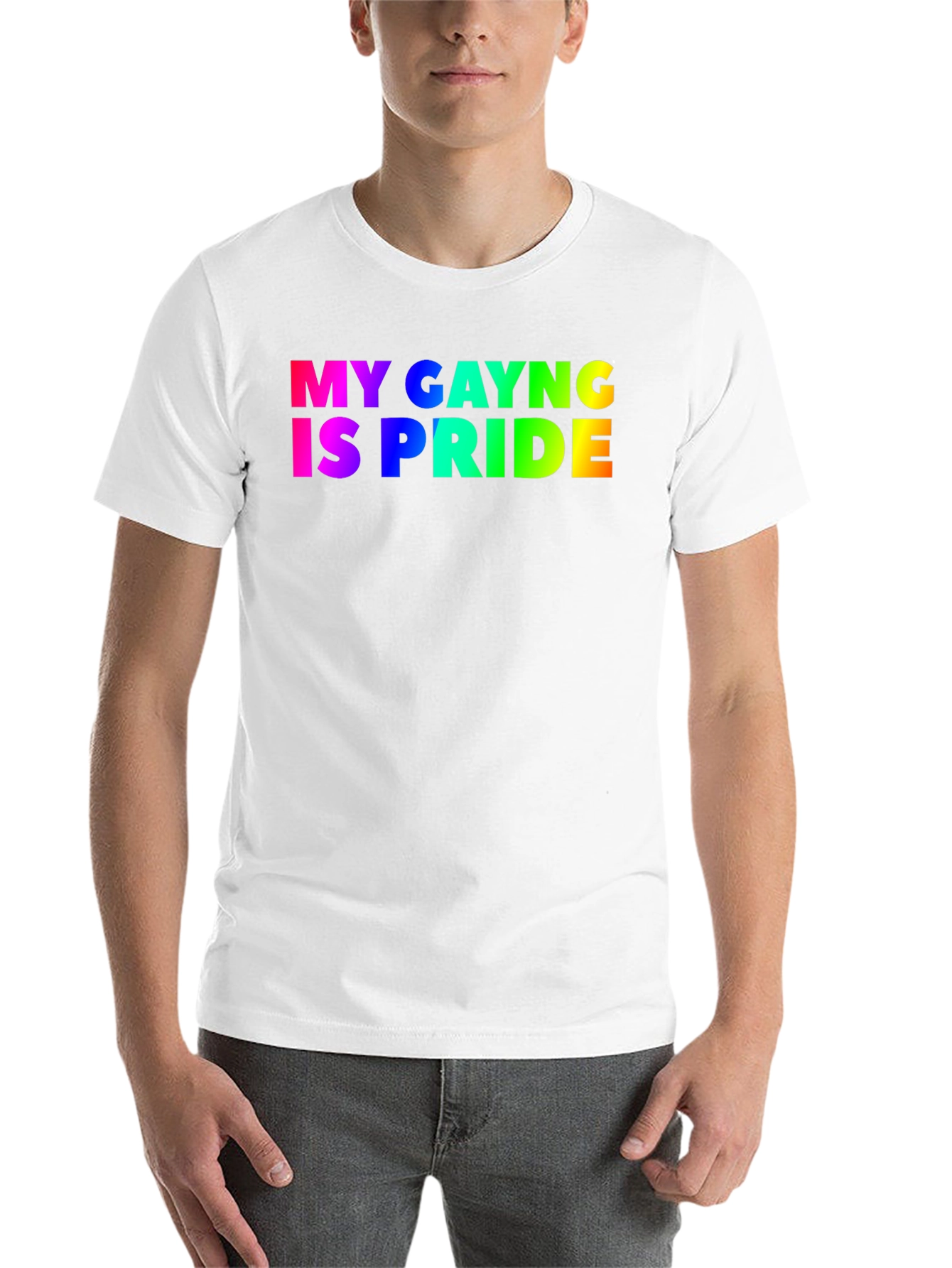 Black My Gayng Is Pride T-Shirt - Black LGBT Tee view 14
