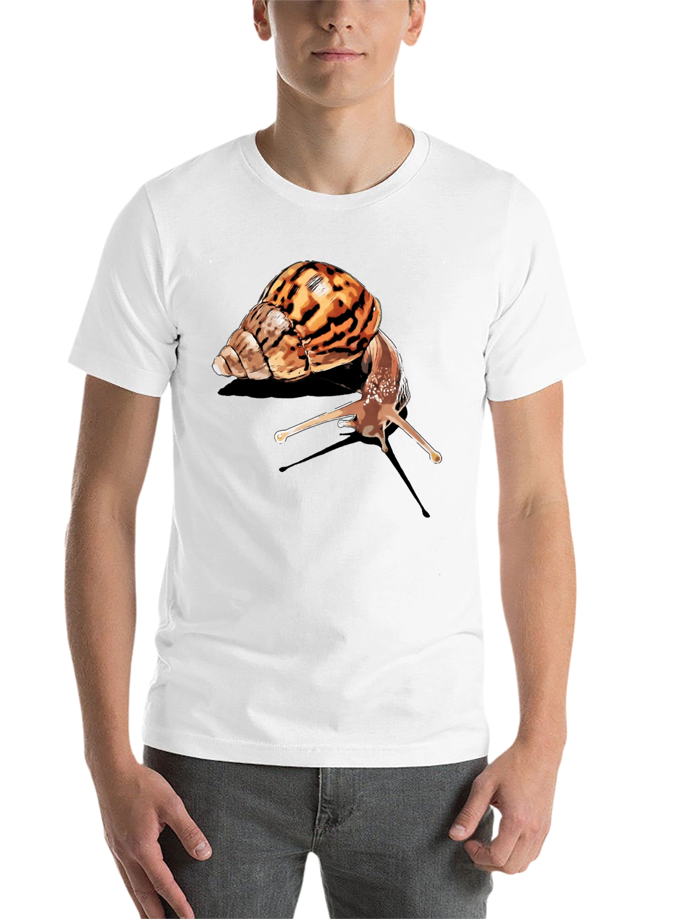 Black Snail Graphic Tee - Unique Animal Lover Design view 14