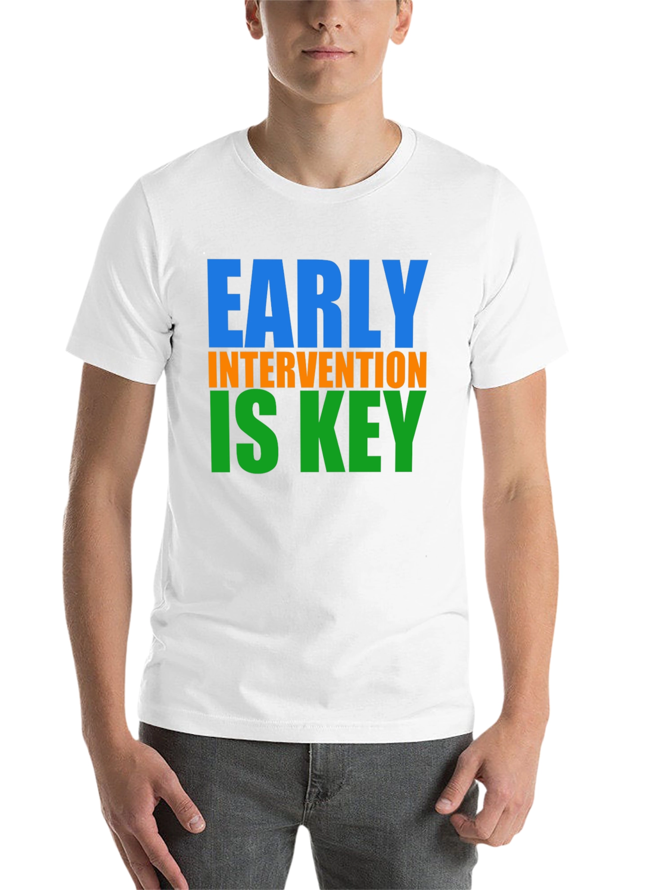Black Early Intervention is Key T-Shirt view 14