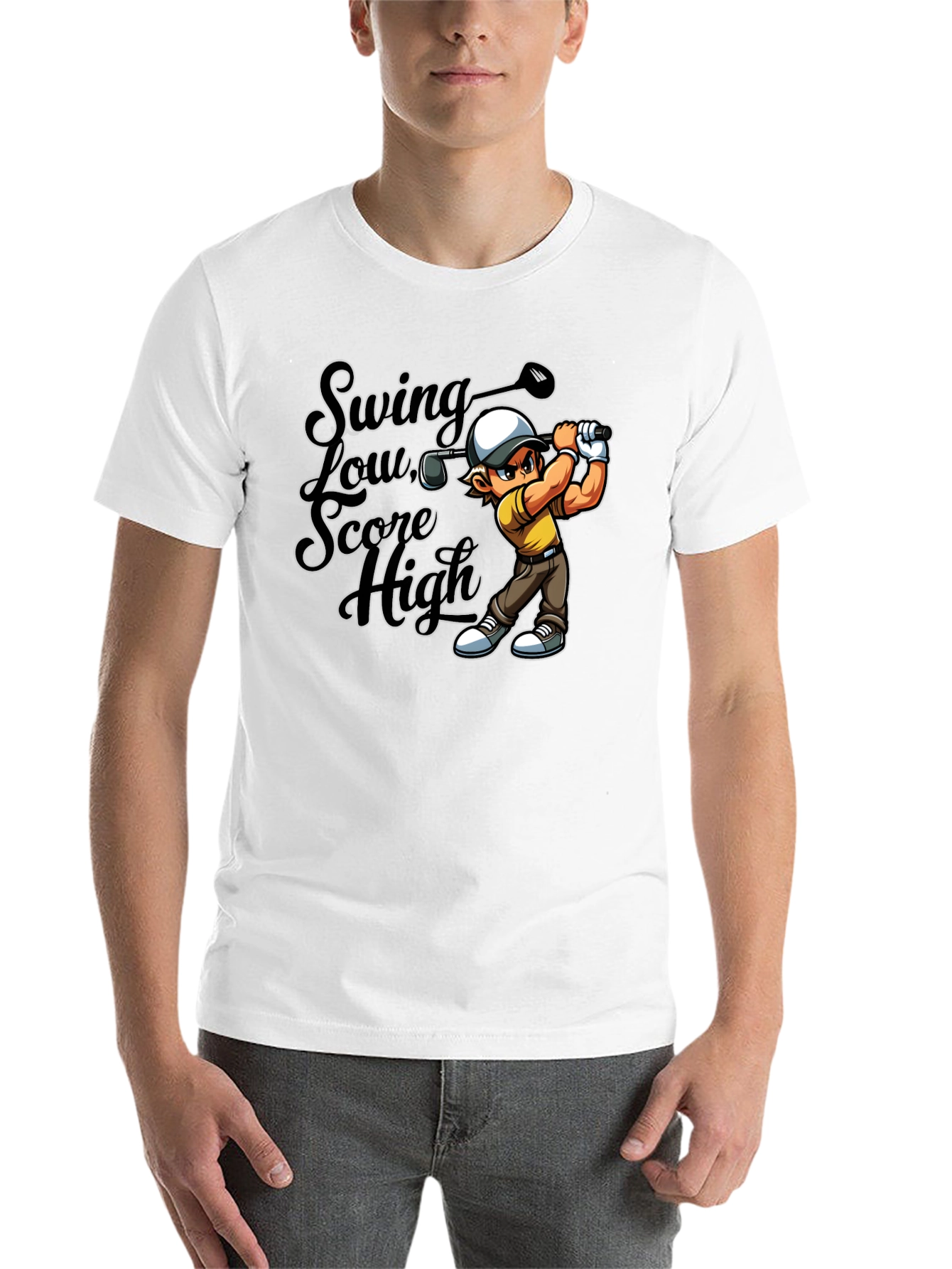 Golf Swing T-Shirt - Swing Low Score High - 14