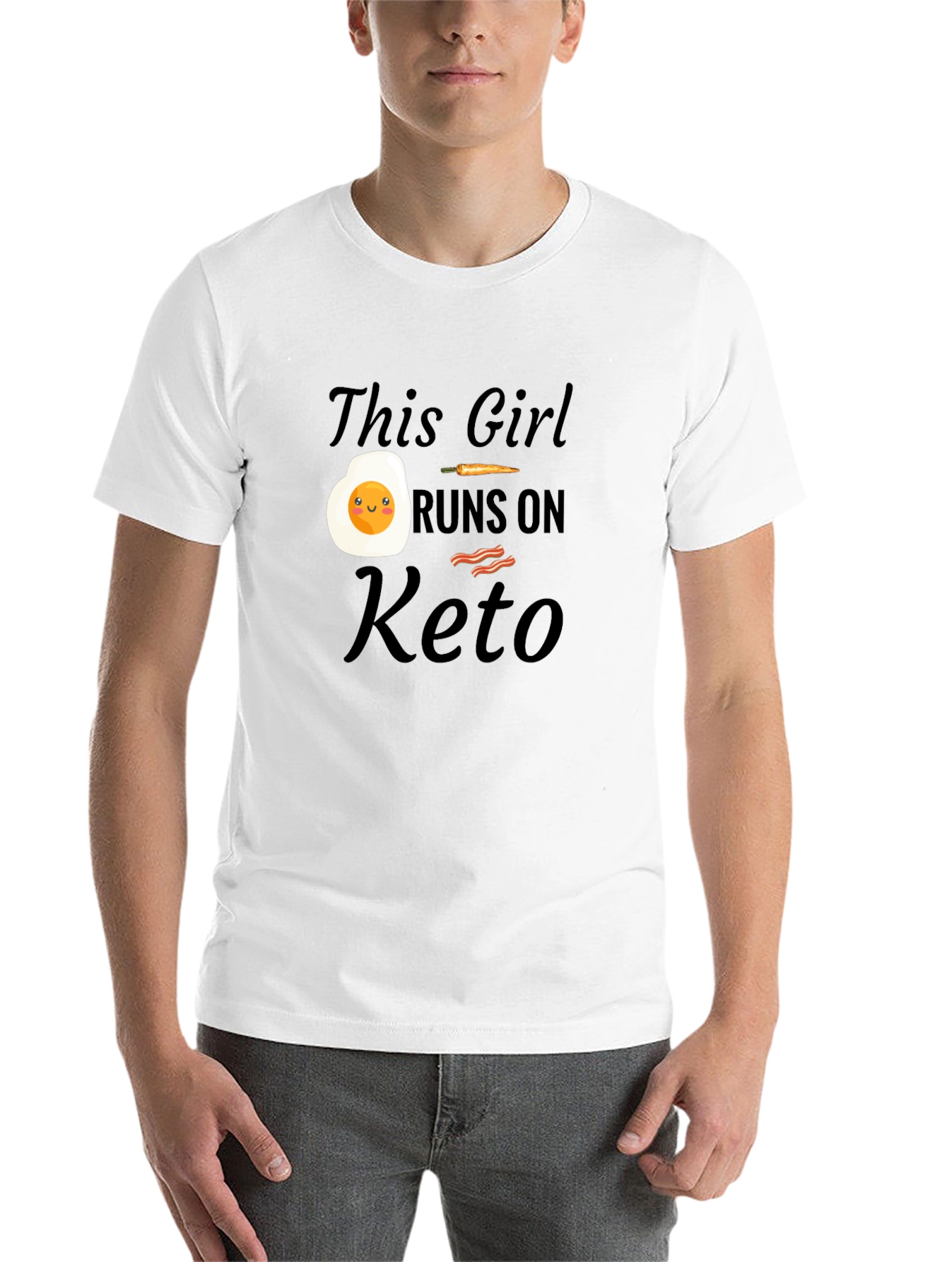 This Girl Runs on Keto T-Shirt - 14
