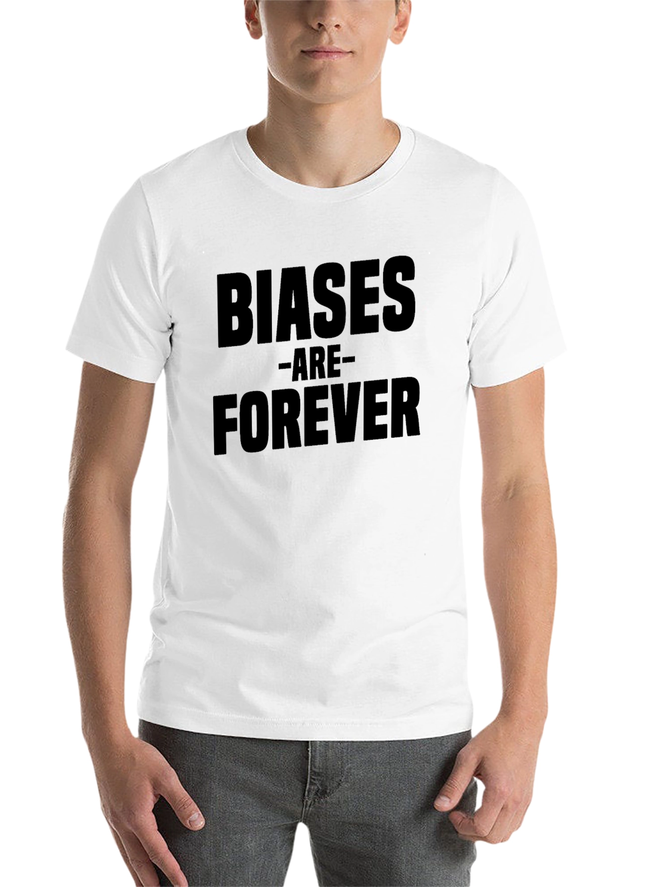 Black Biases Are Forever Graphic T-Shirt view 14