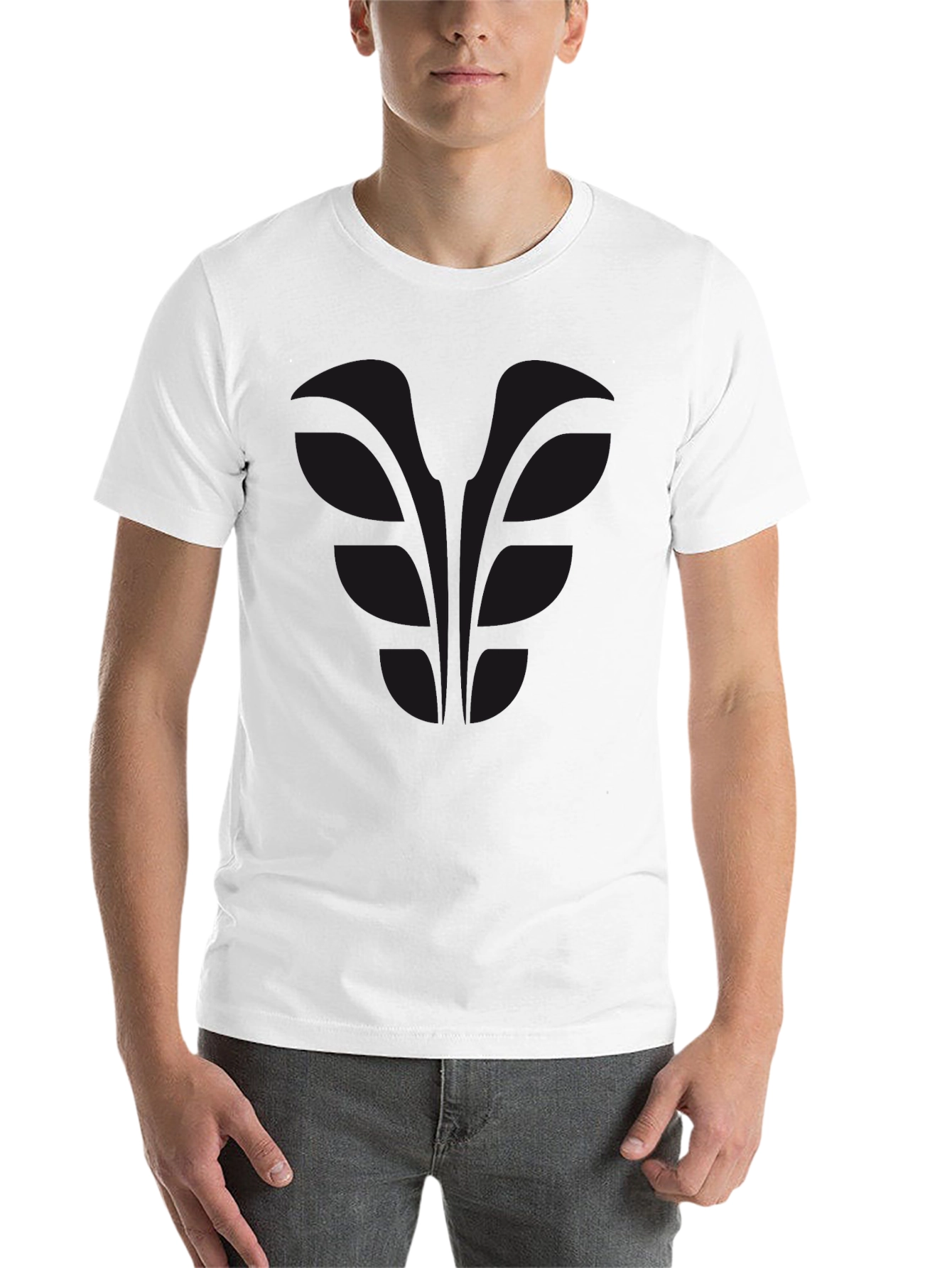 Black Men's Black Graphic Tee - Stylish Everyday Comfort view 14