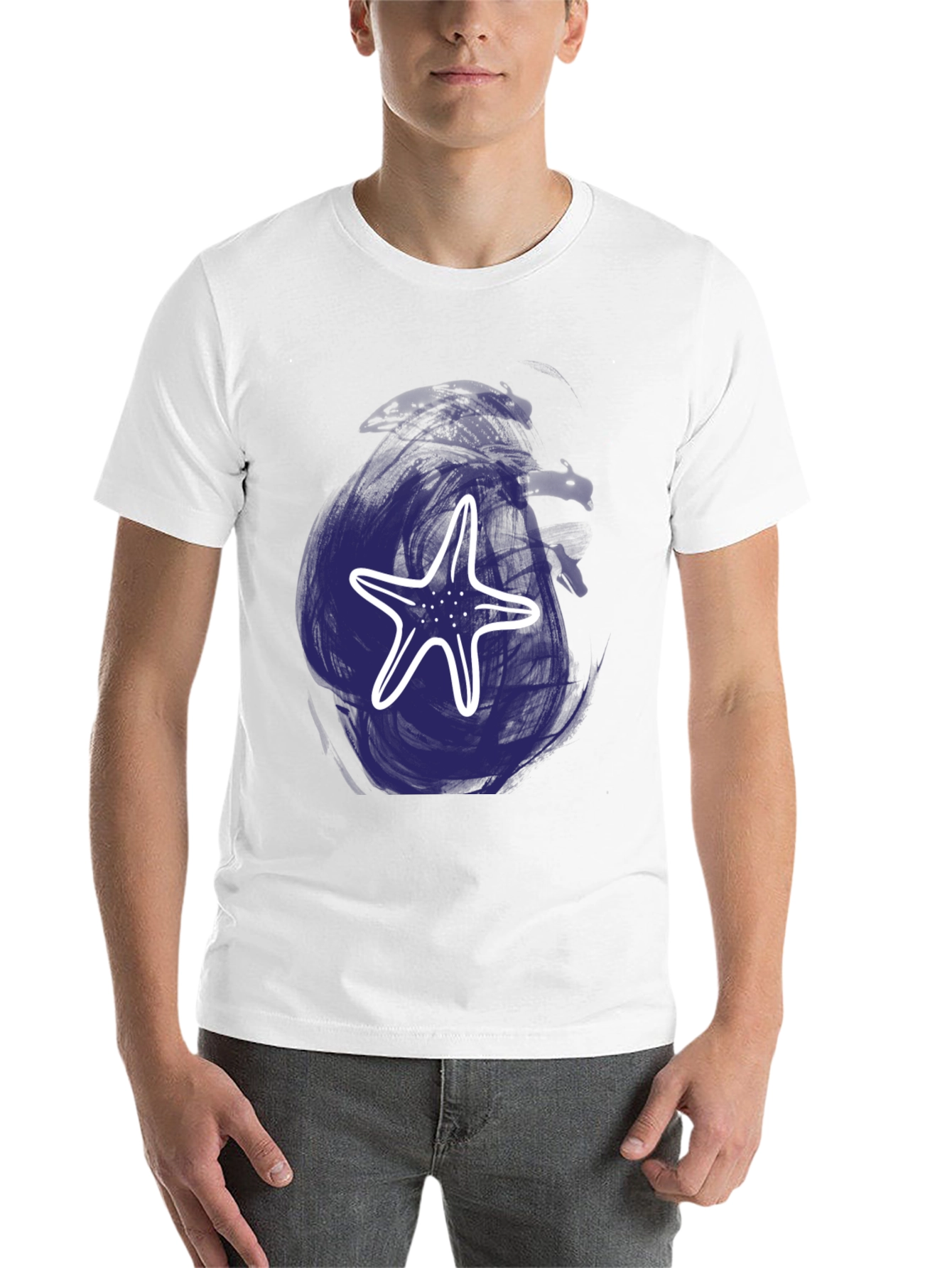 Black Starfish Graphic T-Shirt - Casual Comfort view 14