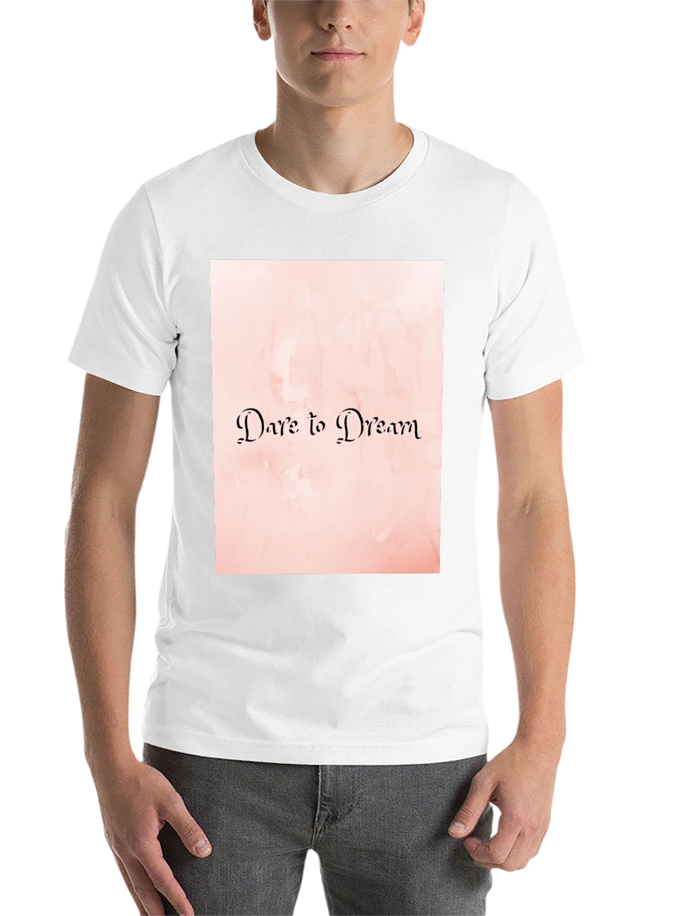 Black Dare to Dream Graphic Tee - Stylish Comfort view 14