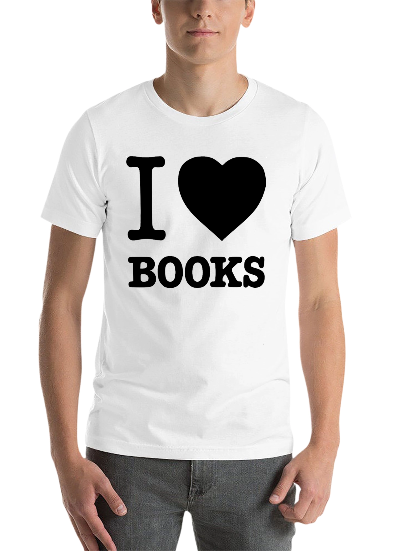 Black I Heart Books Black T-Shirt - Reader Tee view 14