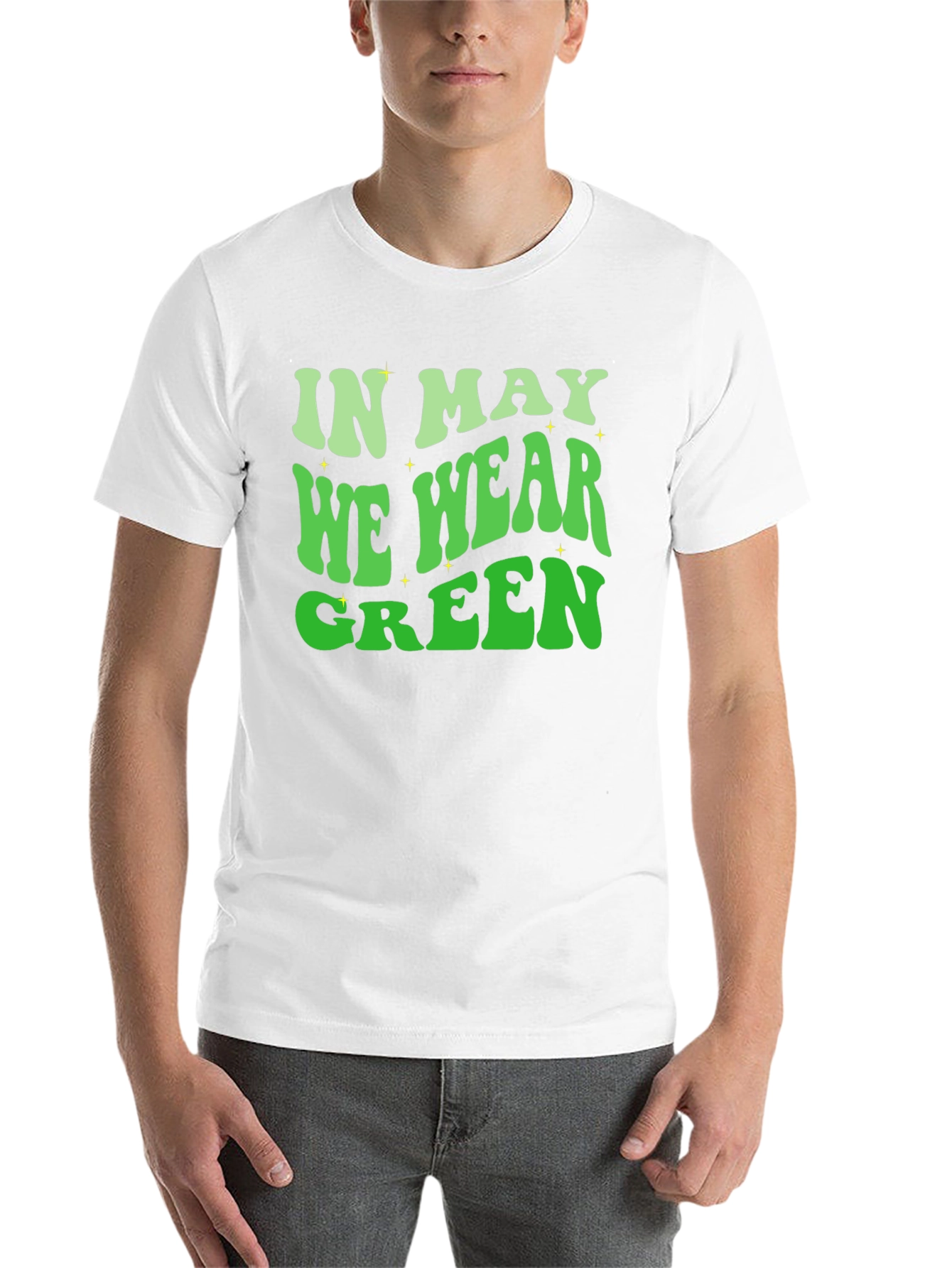 Black In May We Wear Green T-Shirt view 14