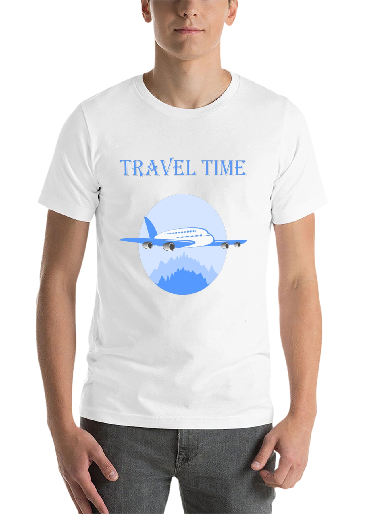 Black Travel Time Graphic Tee view 14