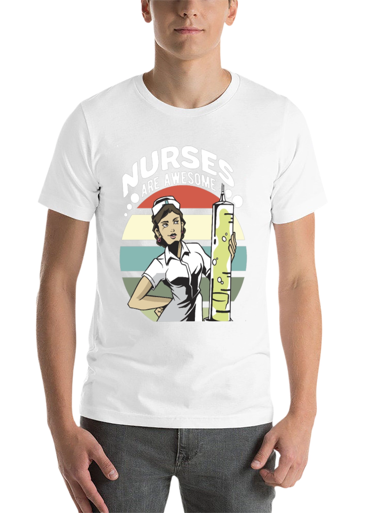 Black Nurses Are Awesome Graphic T-Shirt view 14