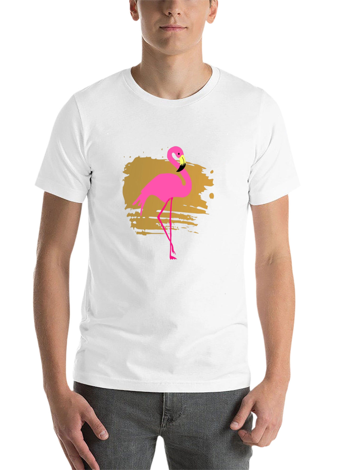 Black Flamingo Graphic Tee - 14